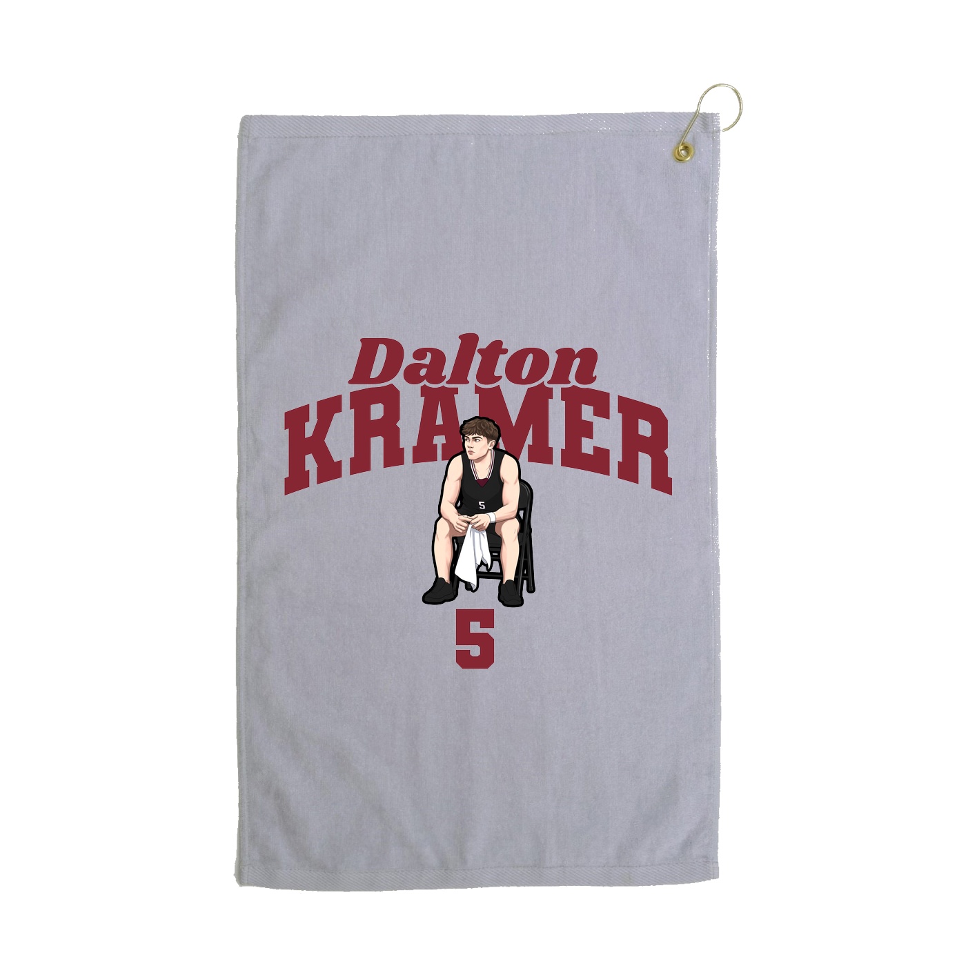 Golf Towel — Signature Arch in Grey
