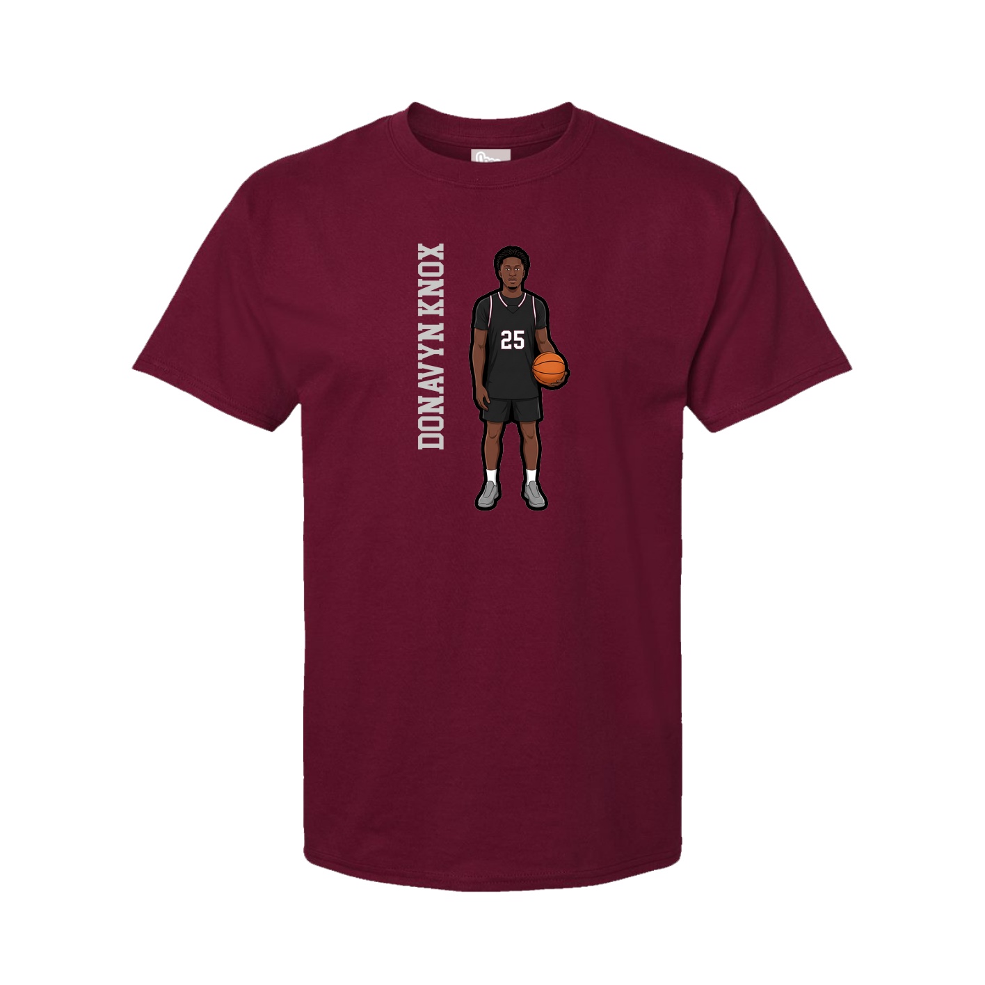 Tee — Name Vertical in Cardinal