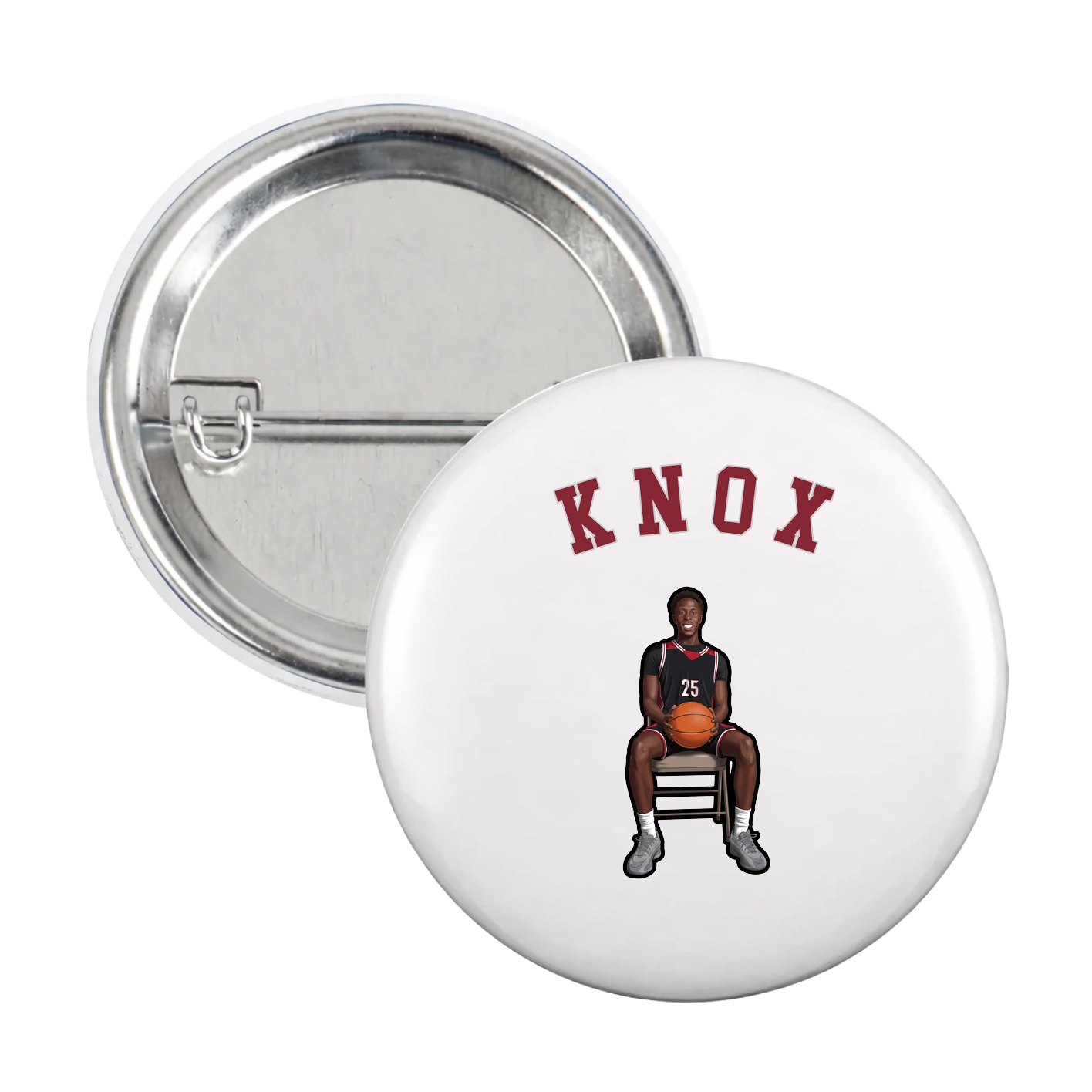 Game Day Button — Shirsey Arch in White