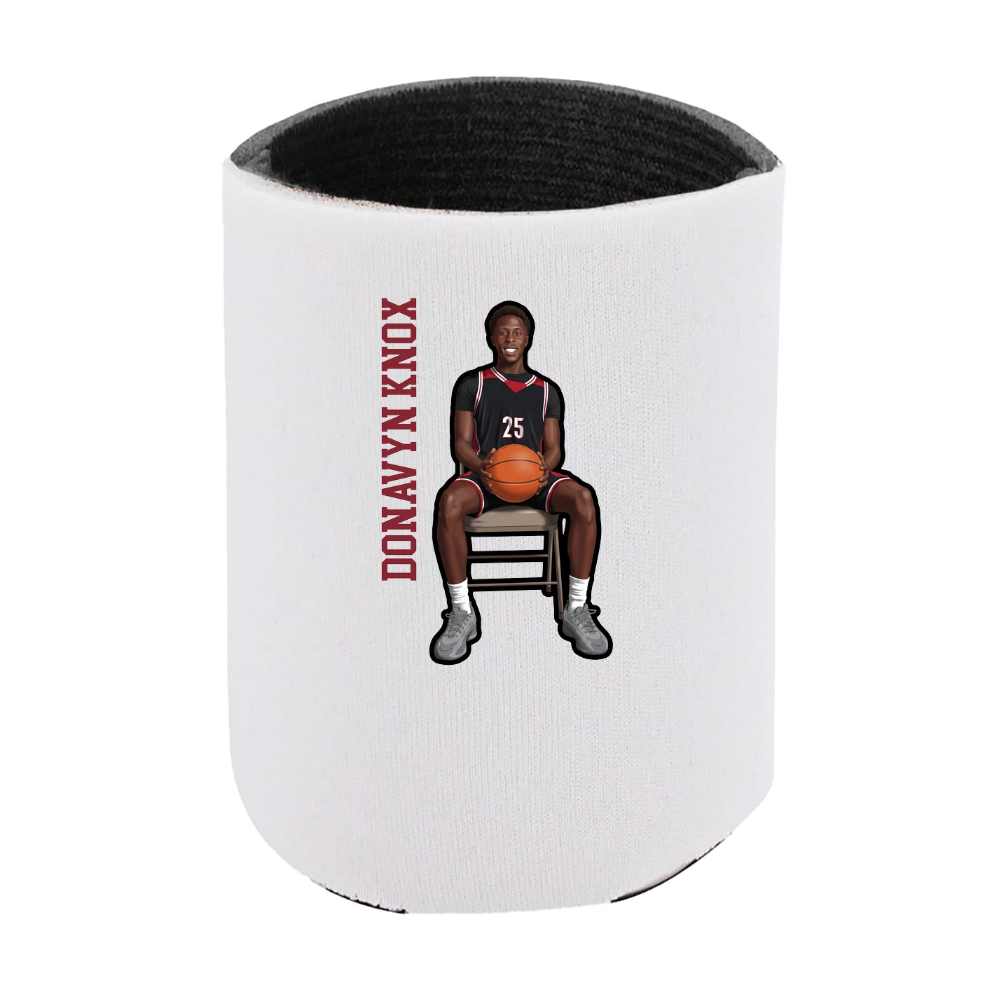 Can Holder — Name Vertical in White
