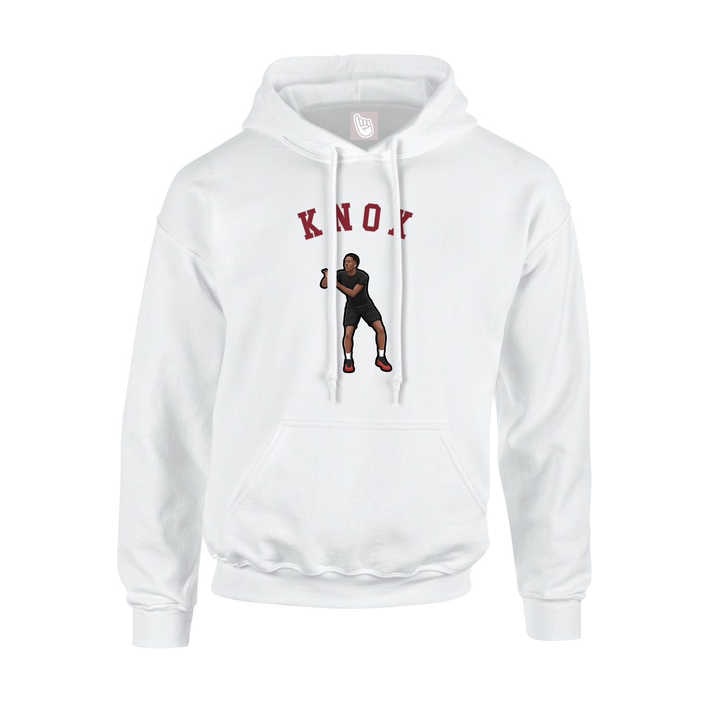 Youth Hoodie — Shirsey Arch in White
