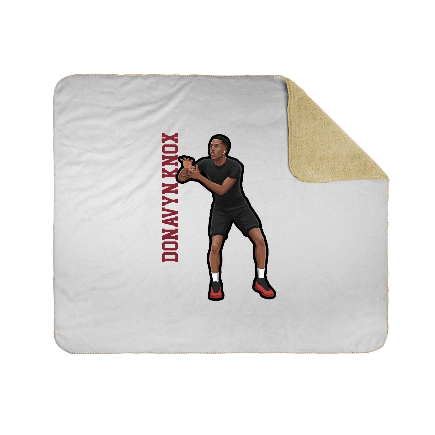 50x60 Sherpa Lined Throw Blanket