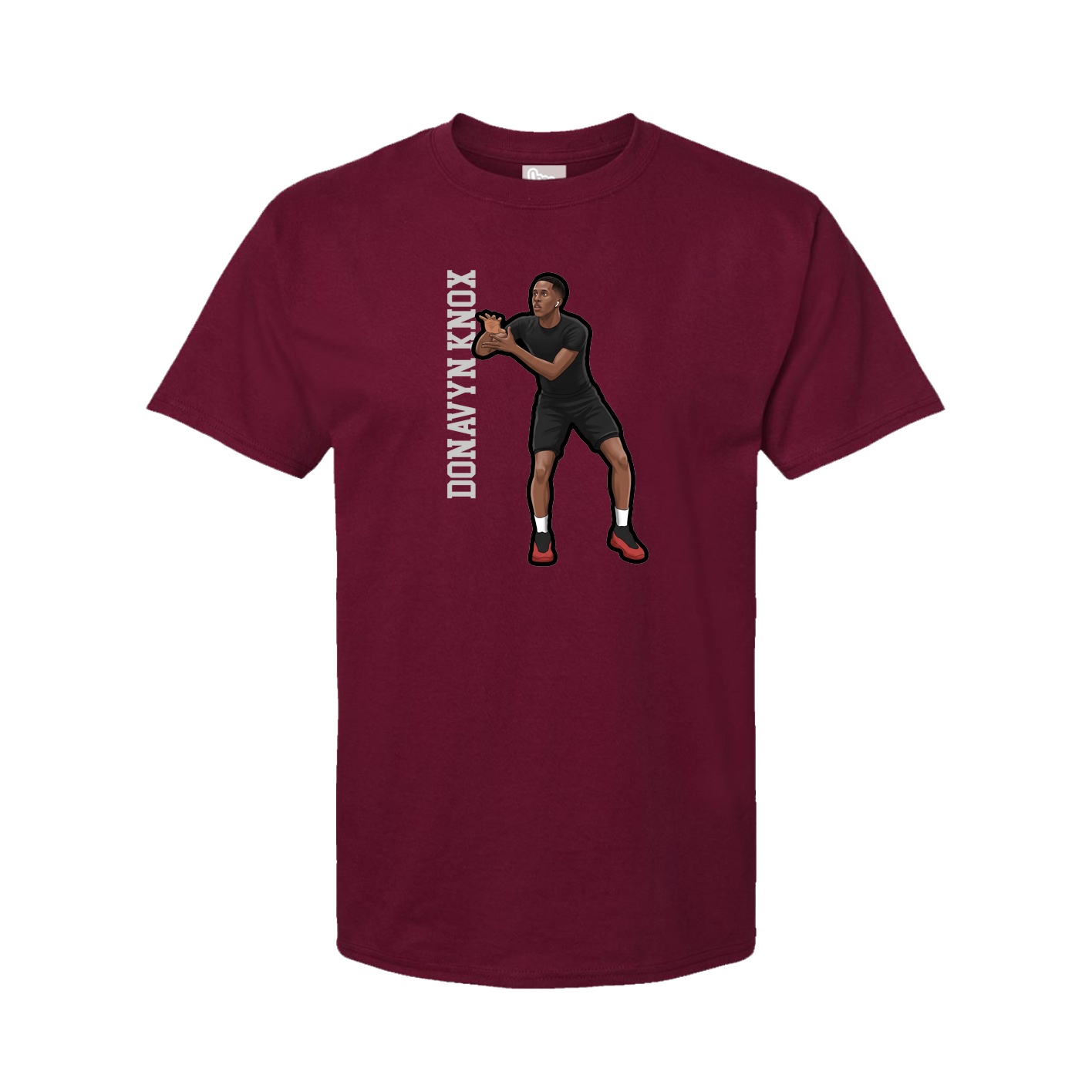 Tee — Name Vertical in Cardinal