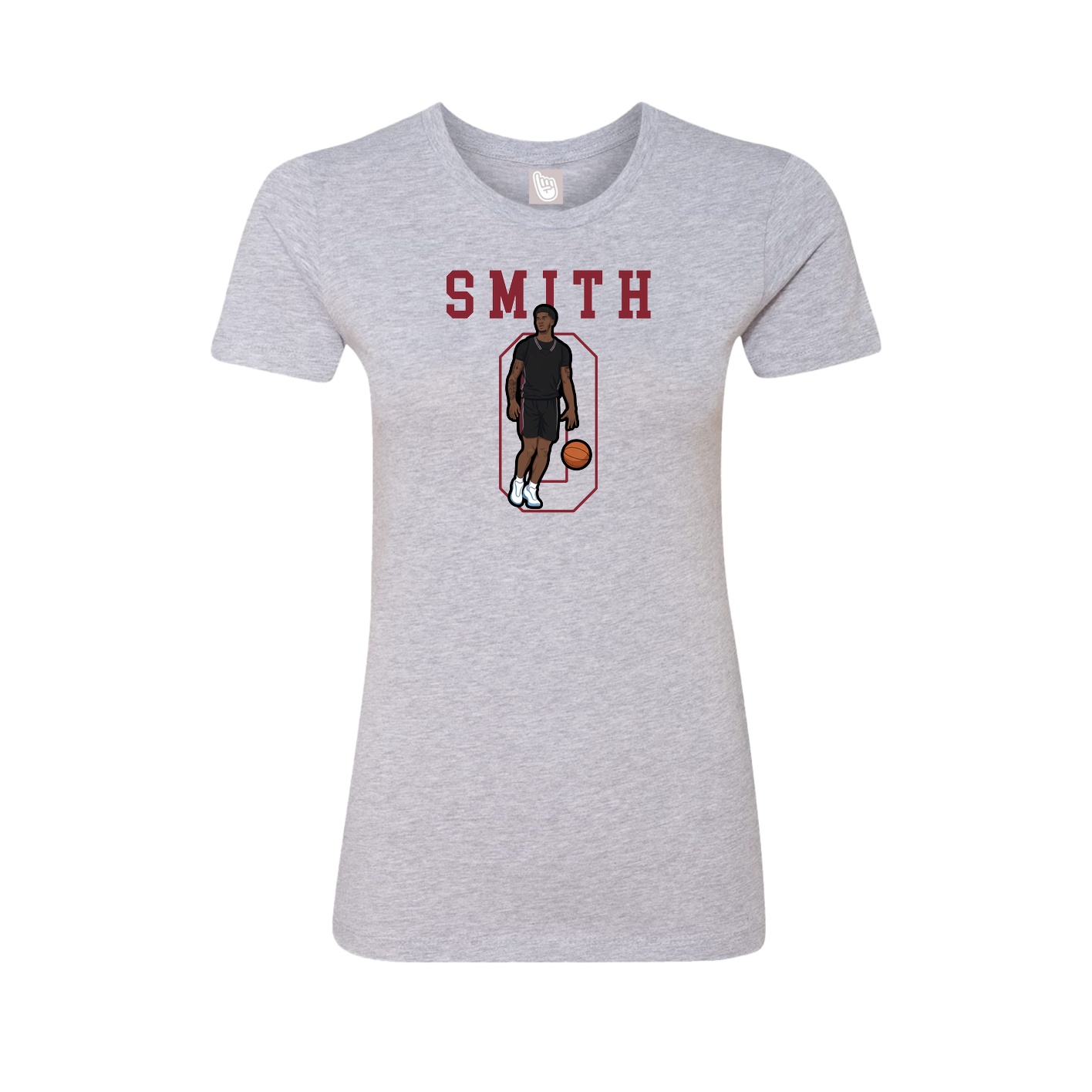 Fitted Women's Tee — Shirsey in Grey