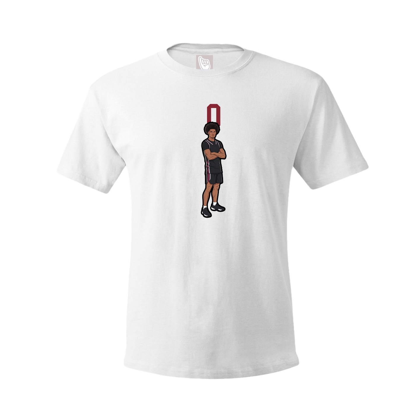 Tee — Number Top in White
