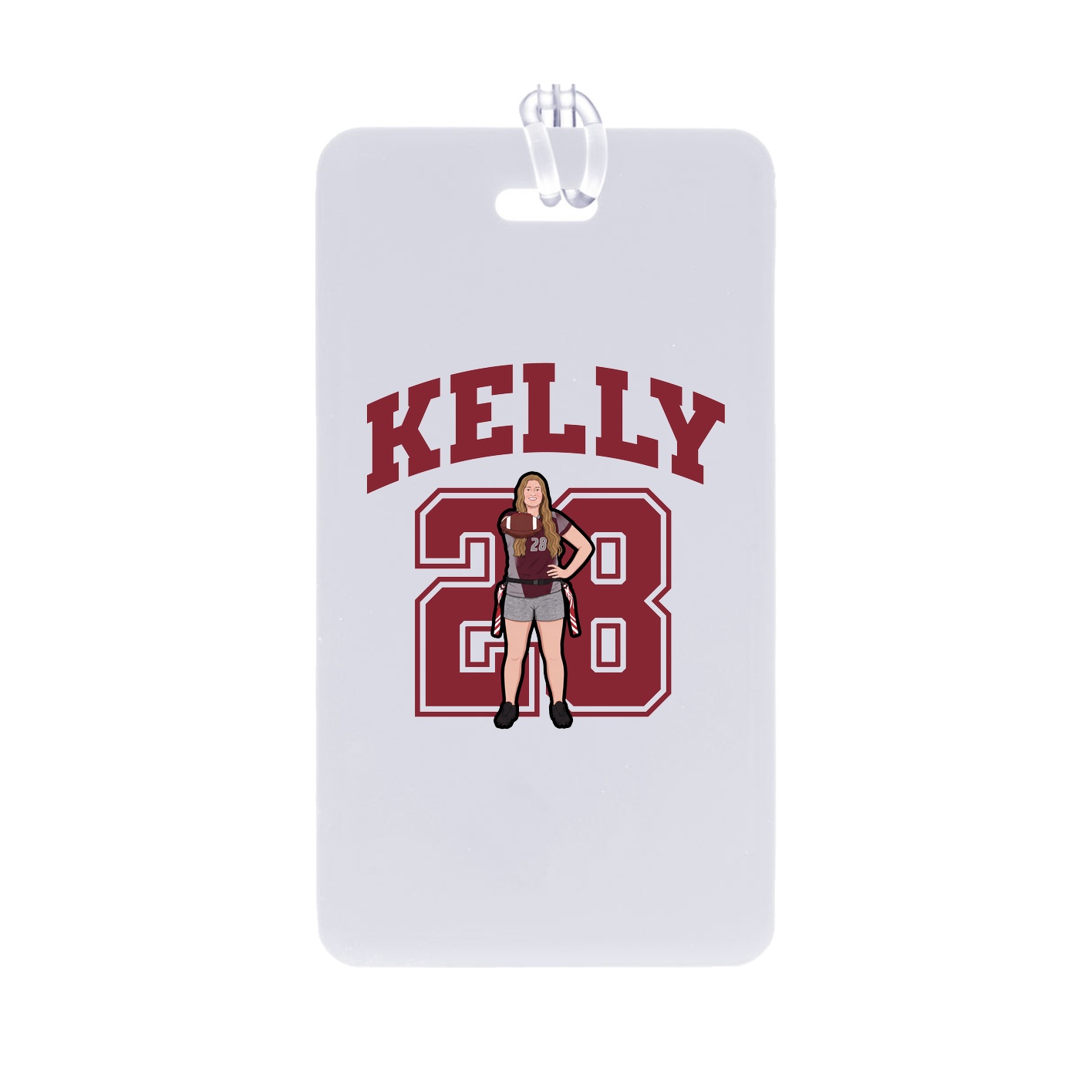 Bag Tag — Number in Classic