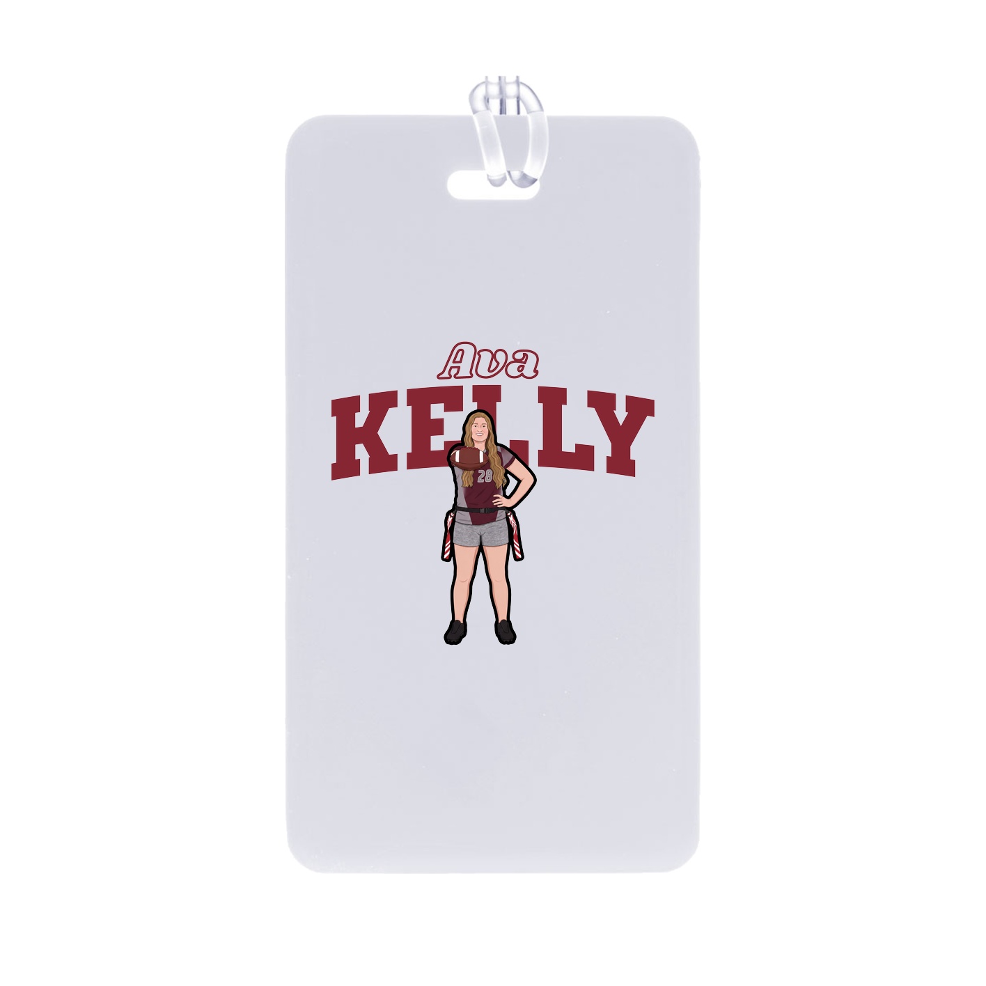 Bag Tag — Name Arch in Classic