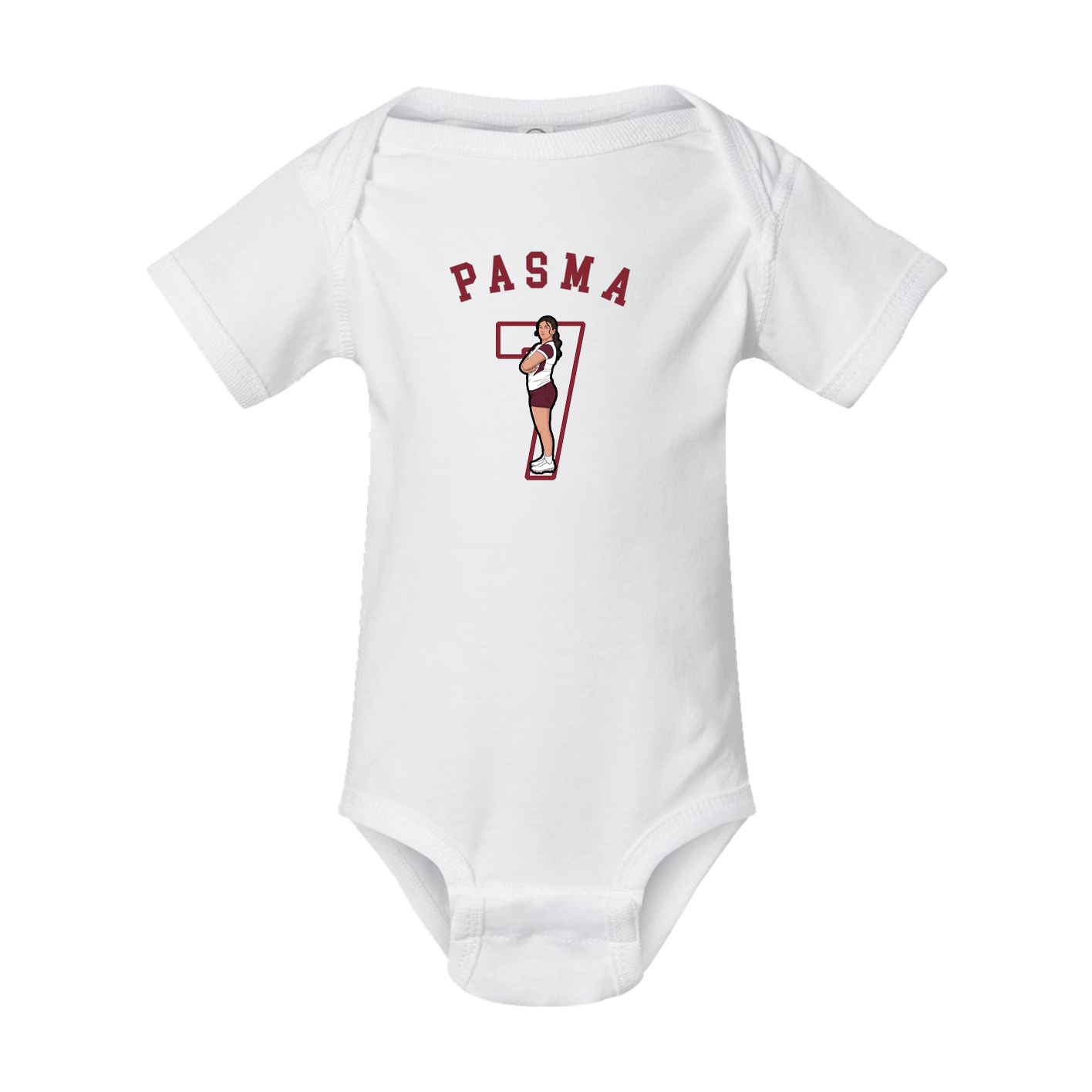 Baby Onesie — Shirsey Arch in White