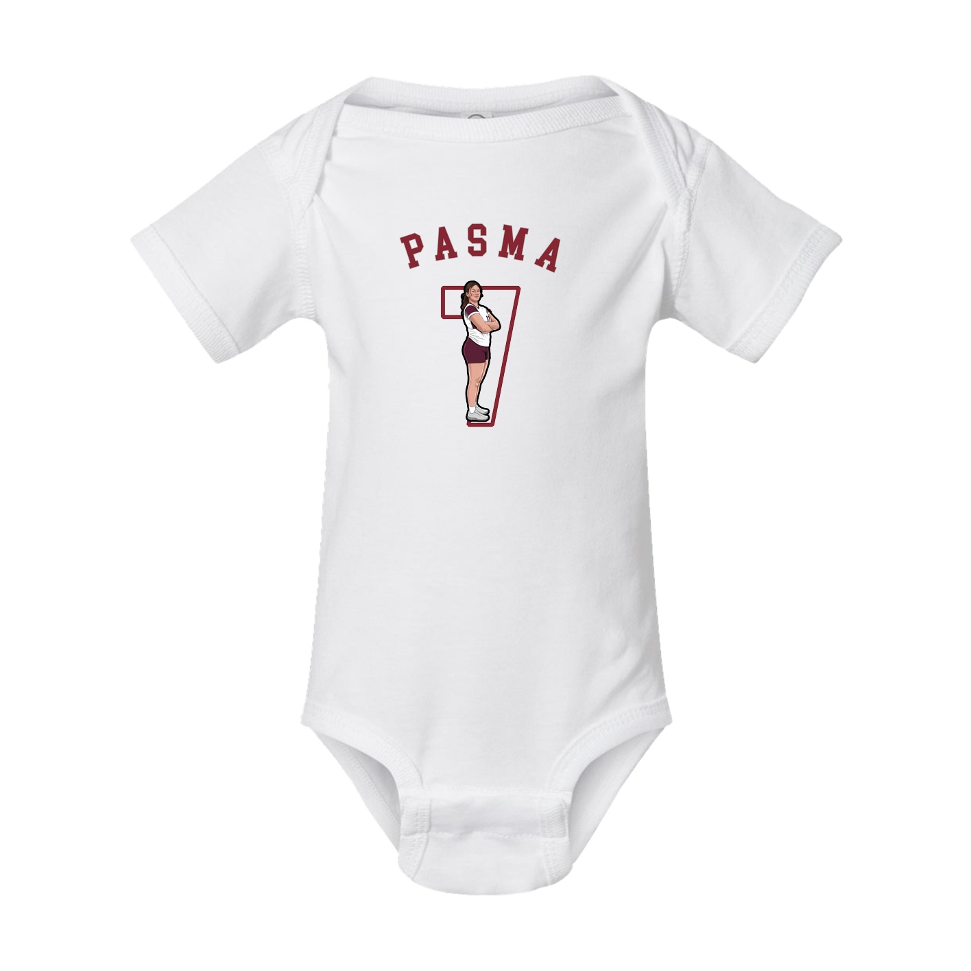 Baby Onesie — Shirsey Arch in White