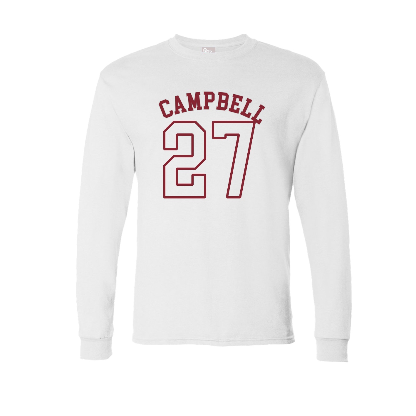 Long Sleeve Tee — Shirsey Arch in White