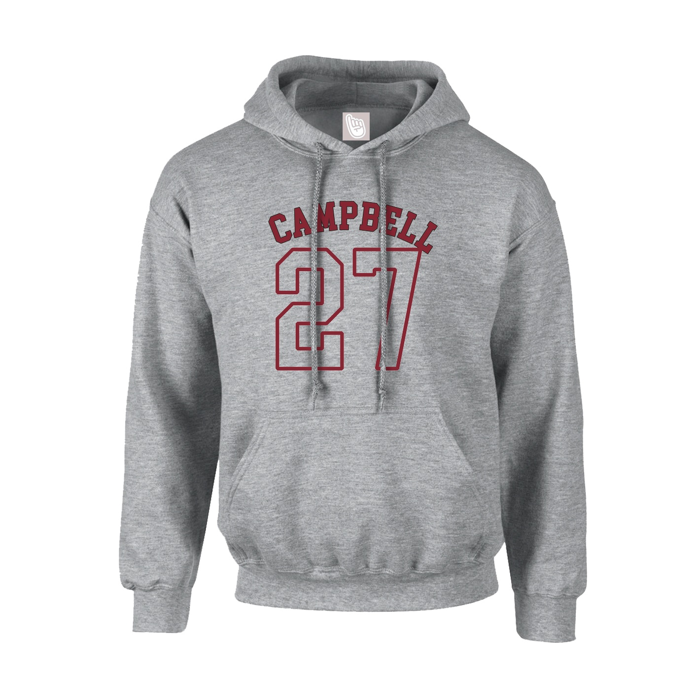 Youth Hoodie — Shirsey Arch in Grey