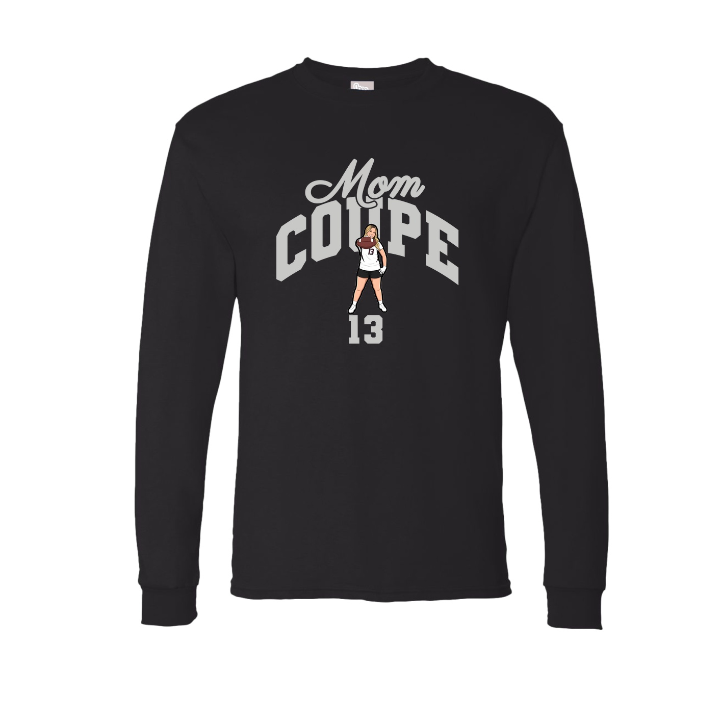 Long Sleeve Tee — Mothers Day Arch in Black