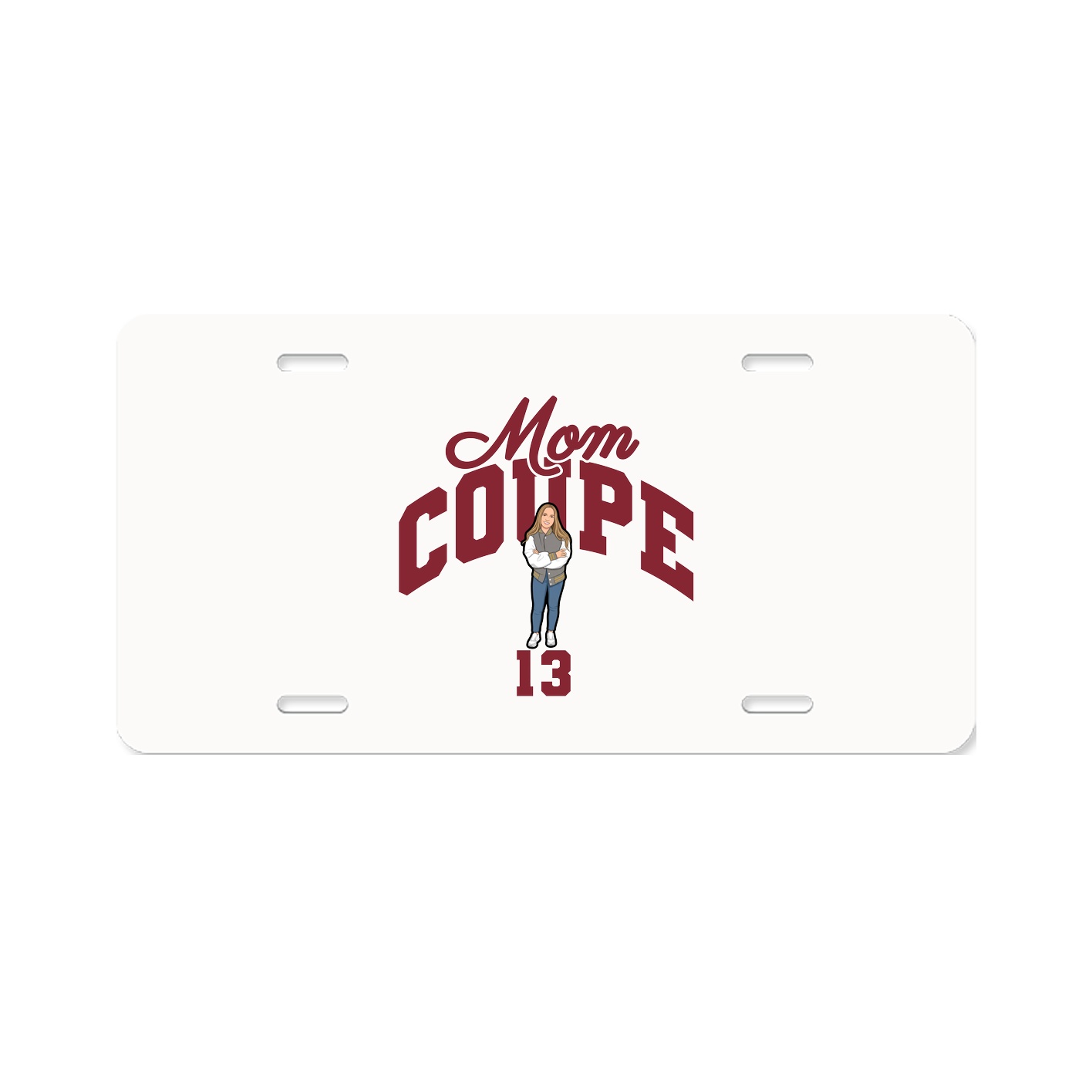 License Plate — Mothers Day Arch in Classic