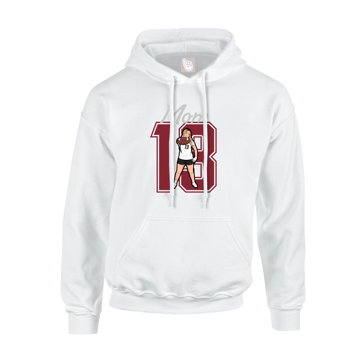 Youth Hoodie — Mothers Day Shirsey in White