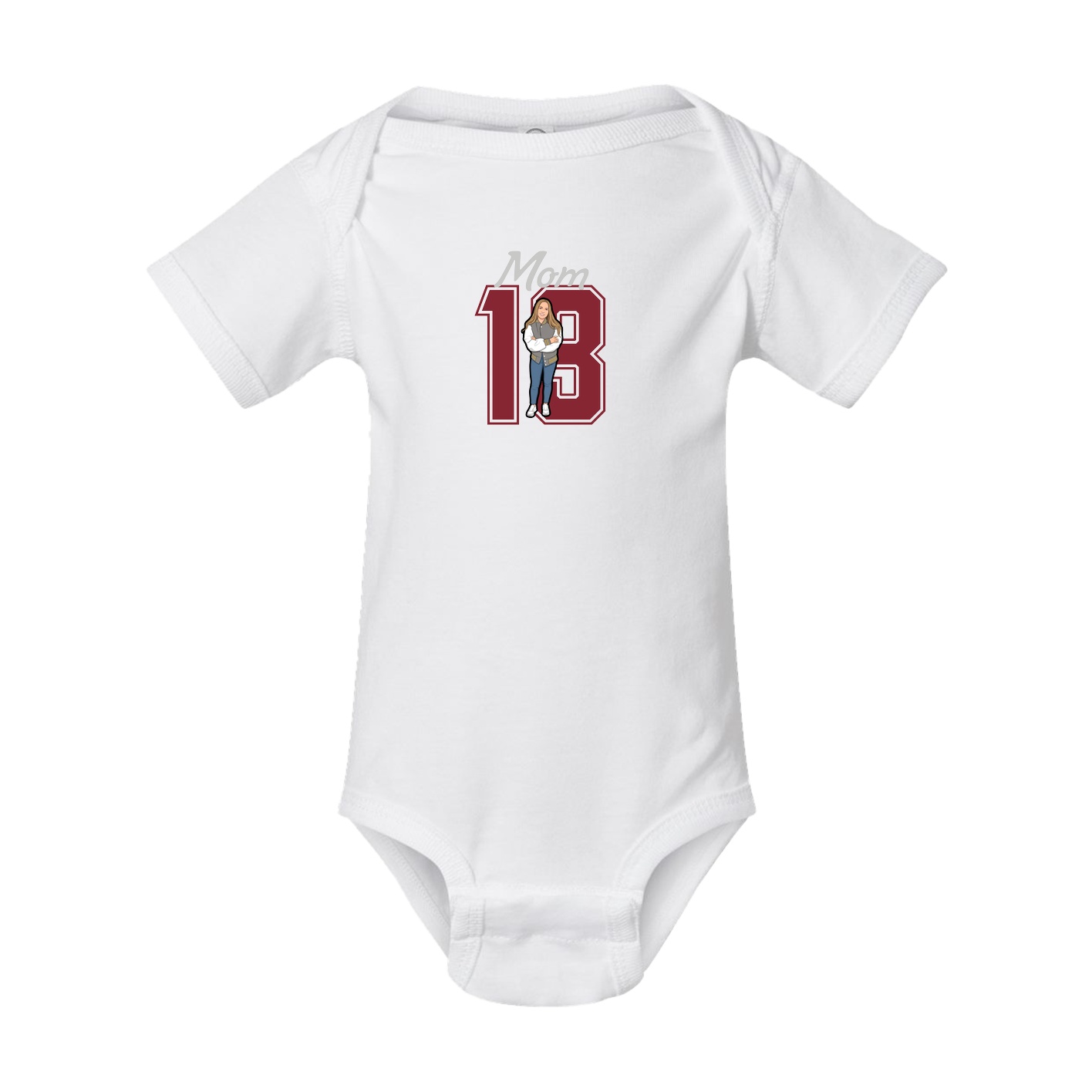 Baby Onesie — Mothers Day Shirsey in White