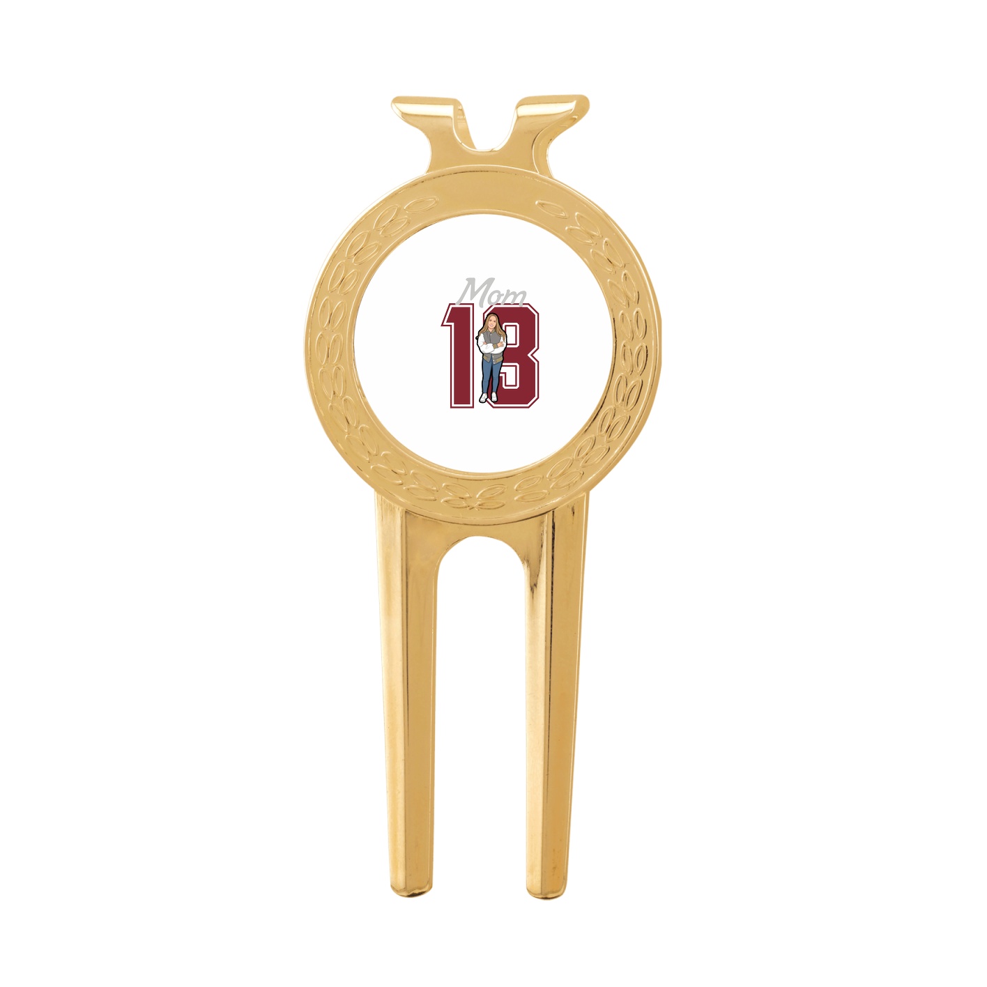 Divot Tool with Ball Marker — Mothers Day Shirsey in Classic