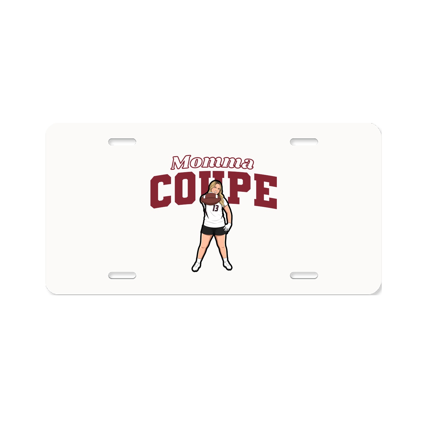 License Plate — Mothers Day Block in Classic
