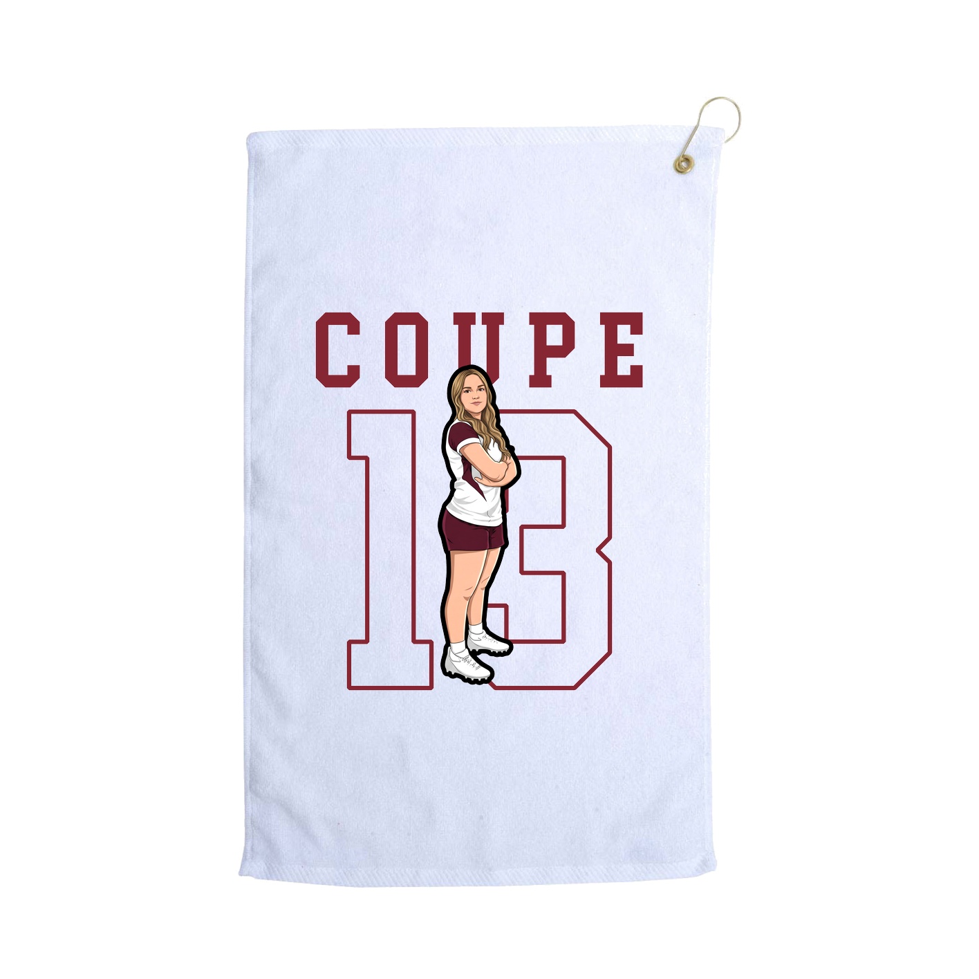 Golf Towel — Shirsey in White
