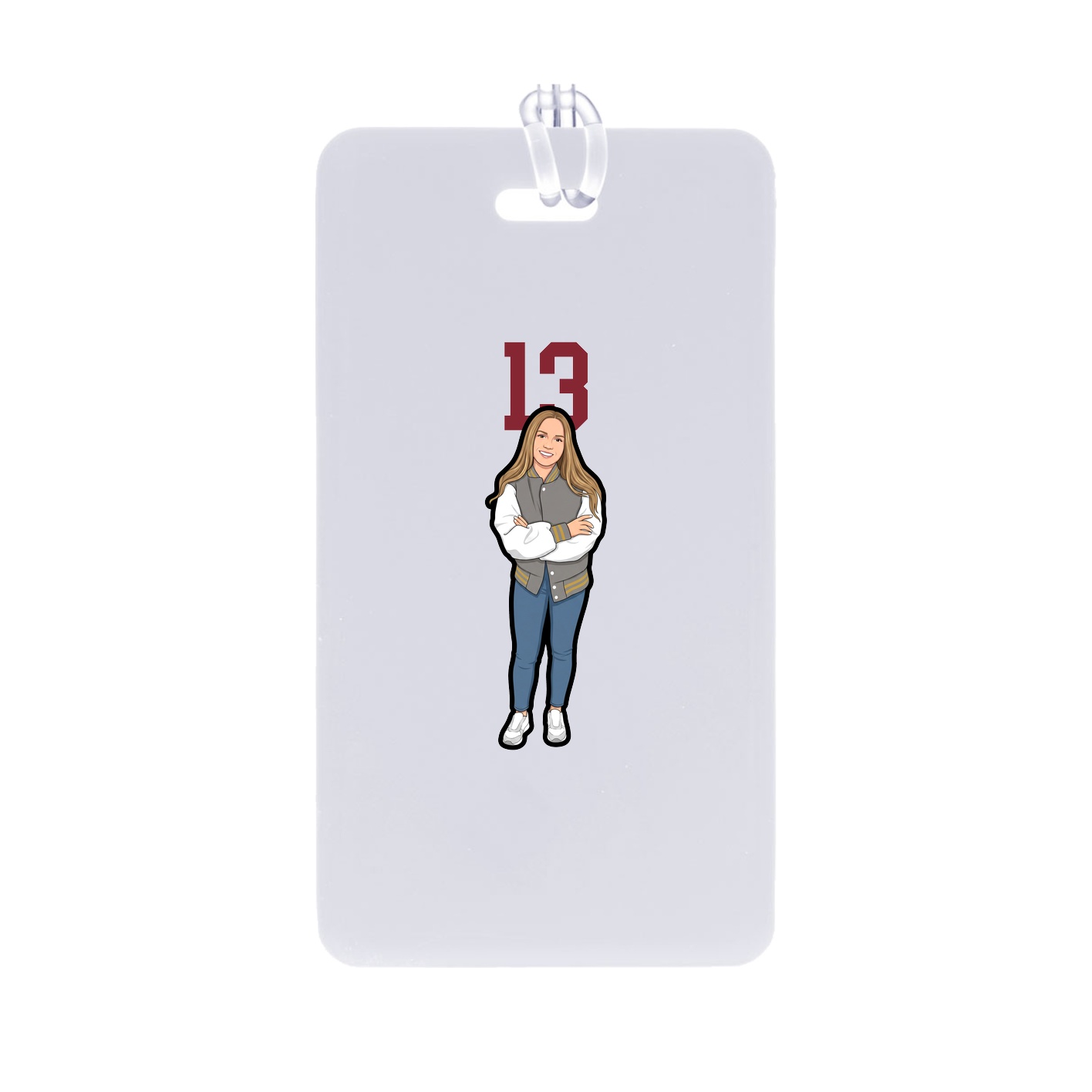 Bag Tag — Number Top in Classic