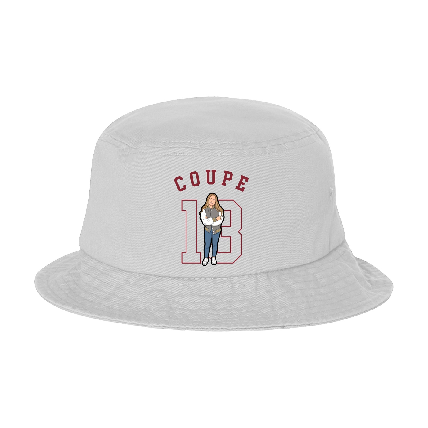 Bucket Cap — Shirsey Arch in White
