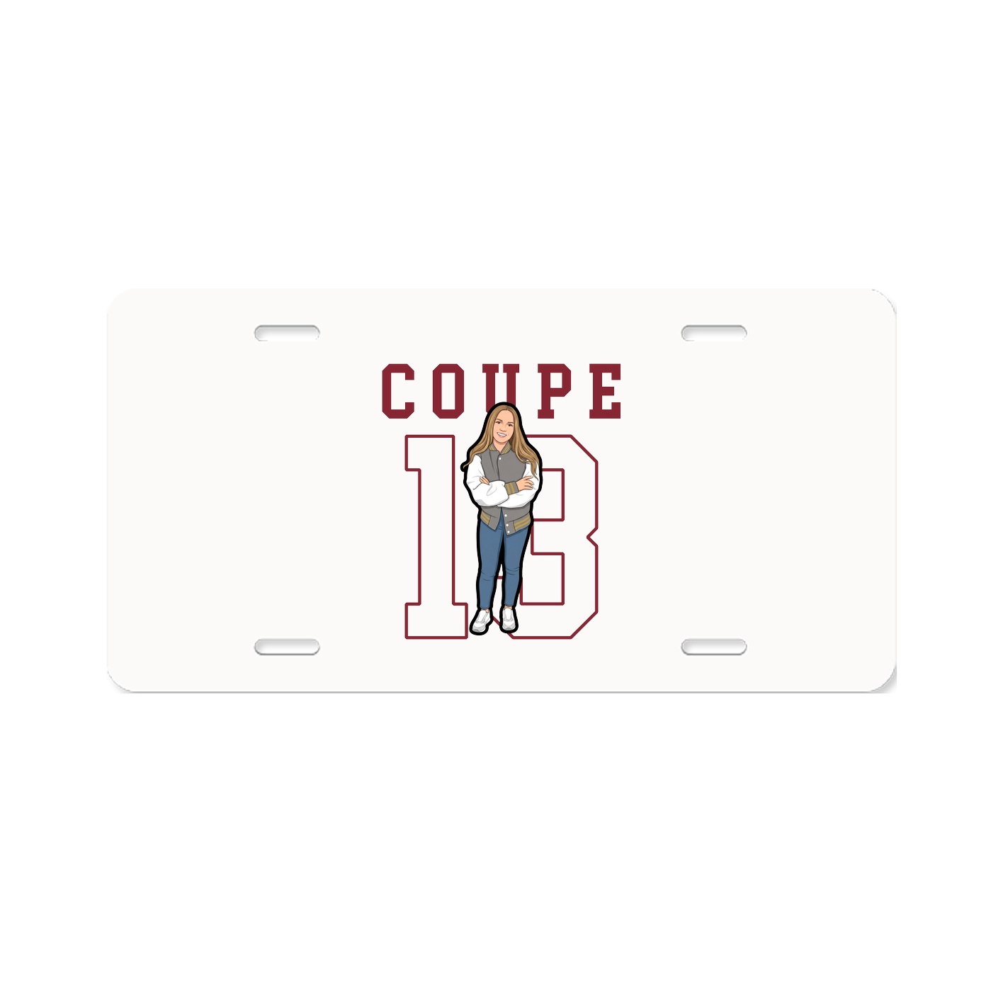 License Plate — Shirsey in Classic