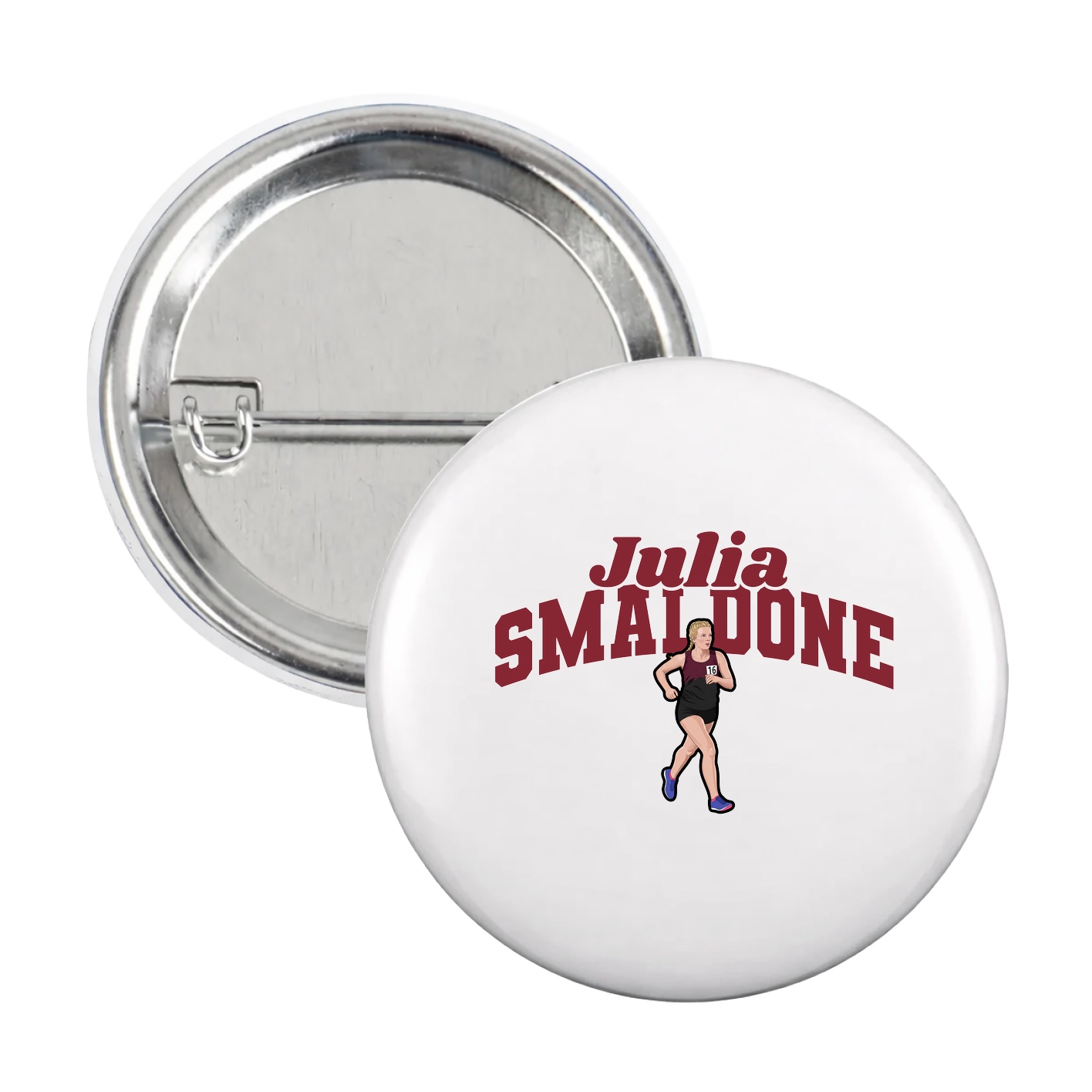 Game Day Button — Signature Arch in White