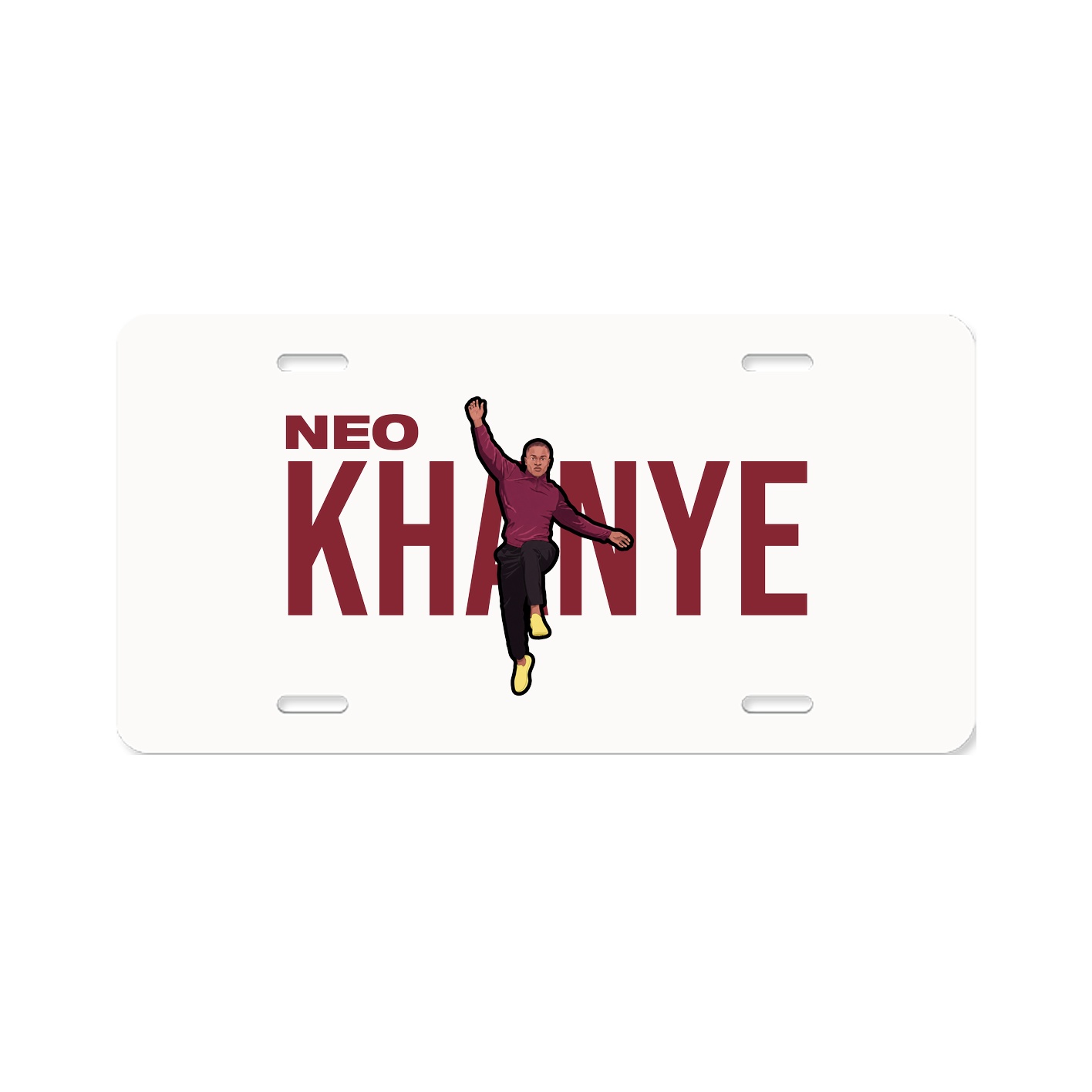 License Plate — Player Name in Classic
