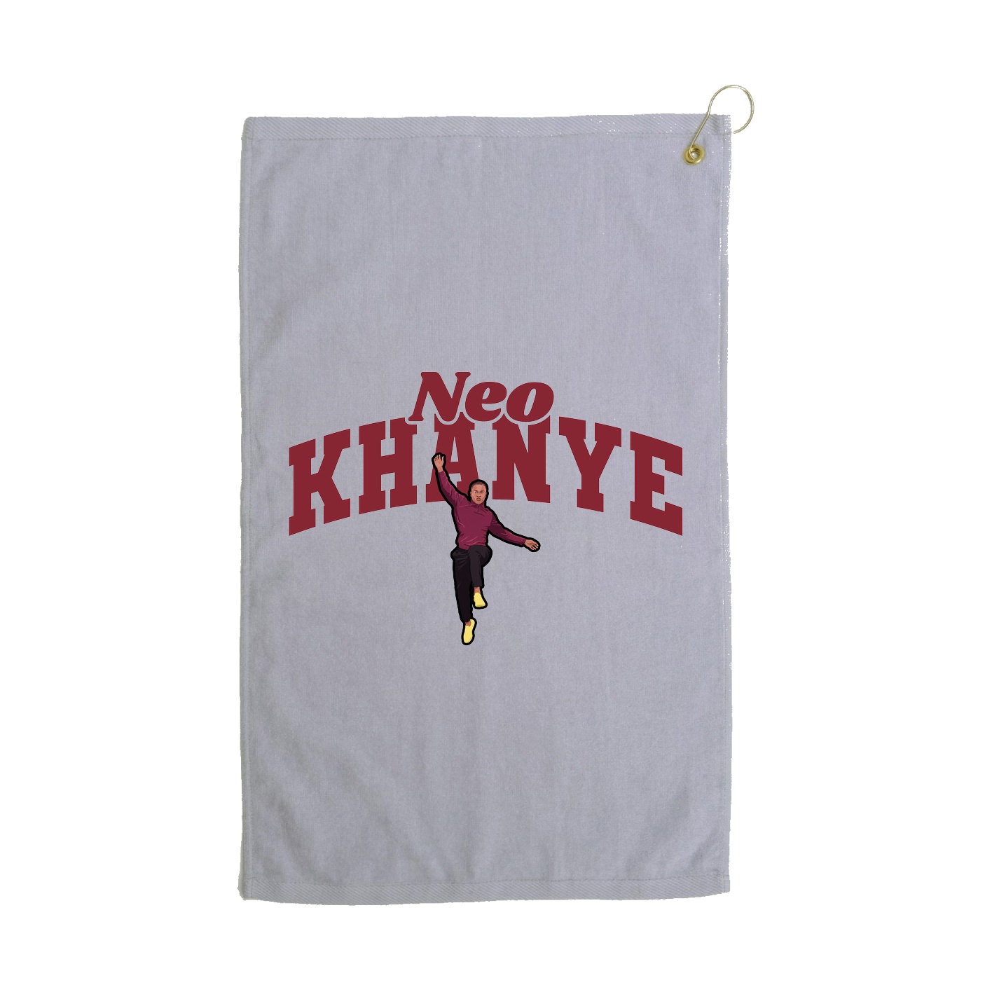 Golf Towel — Signature Arch in Grey