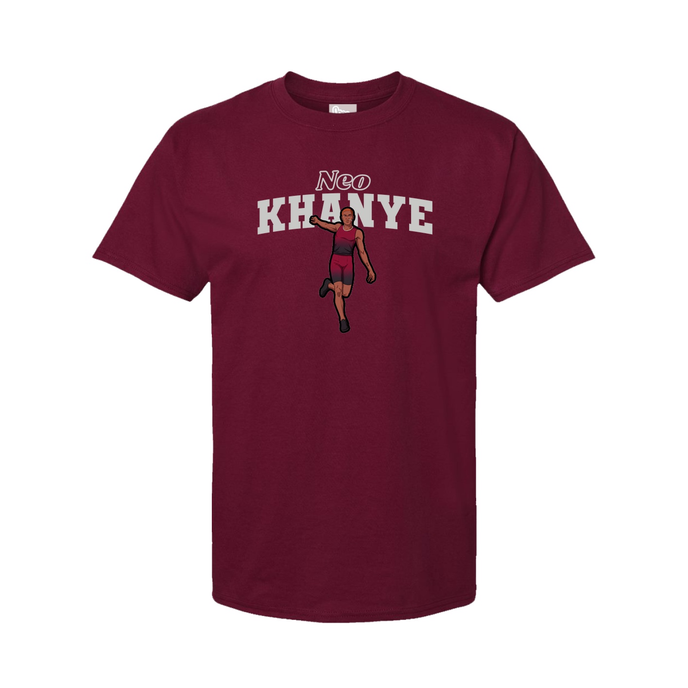 Youth Tee — Name Arch in Cardinal