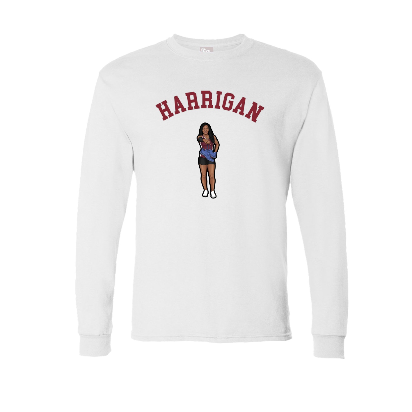 Long Sleeve Tee — Shirsey Arch in White