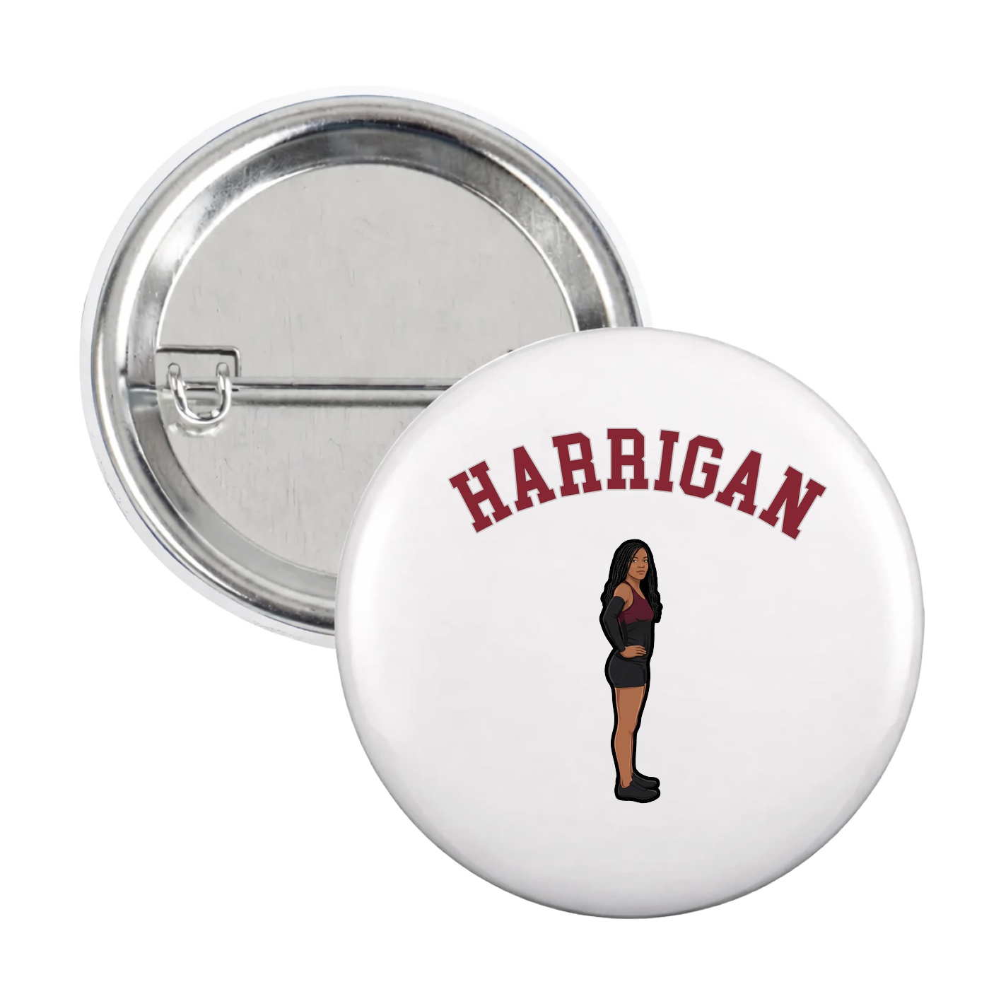 Game Day Button — Shirsey Arch in White