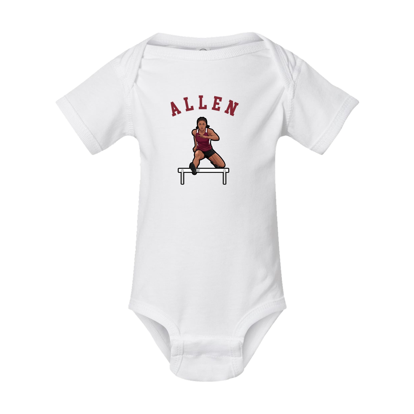 Baby Onesie — Shirsey Arch in White