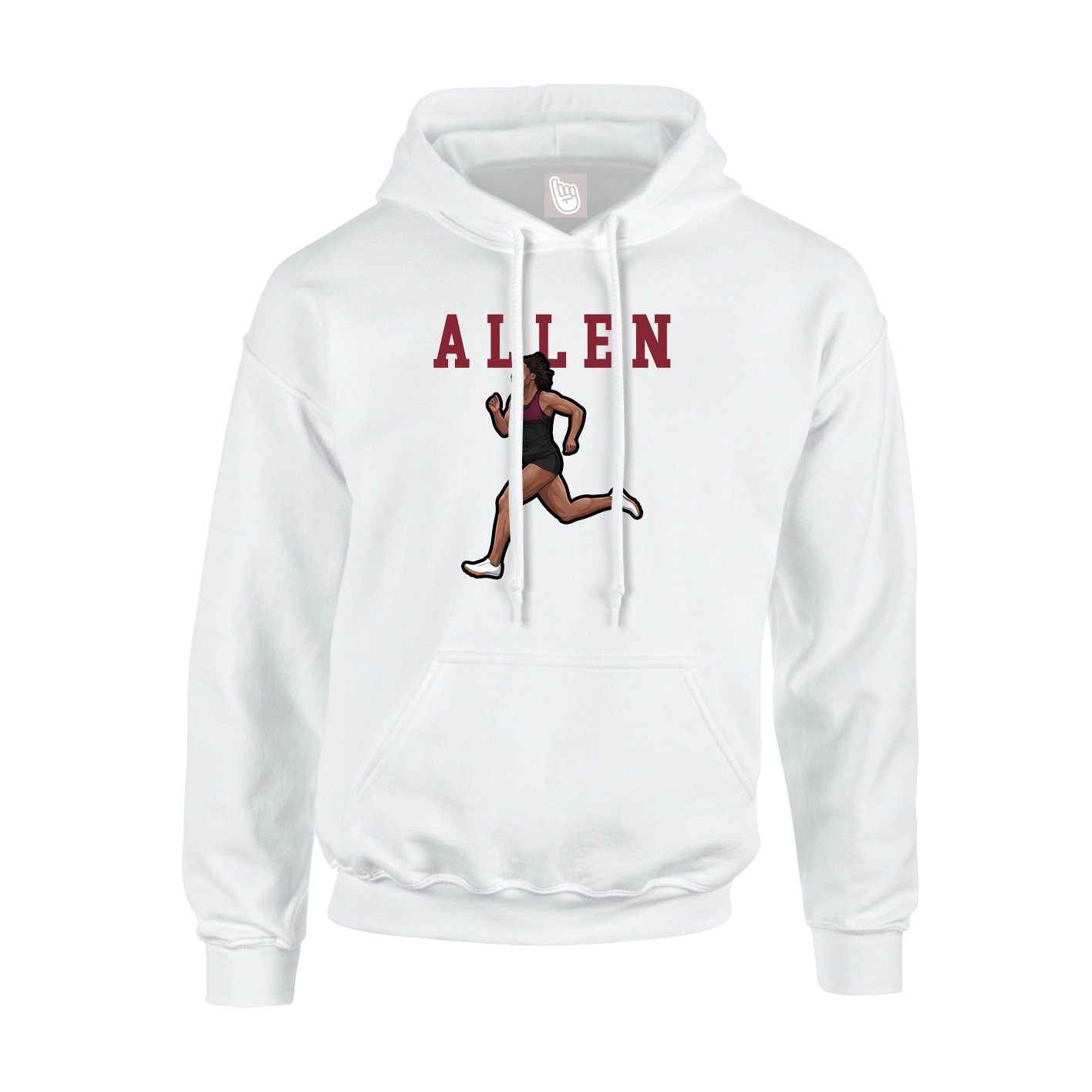Hoodie — Shirsey in White