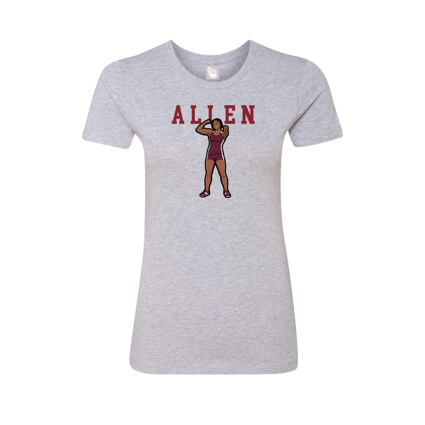 Fitted Women's Tee — Shirsey in Grey