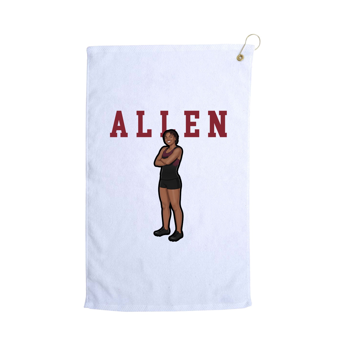 Golf Towel — Shirsey in White