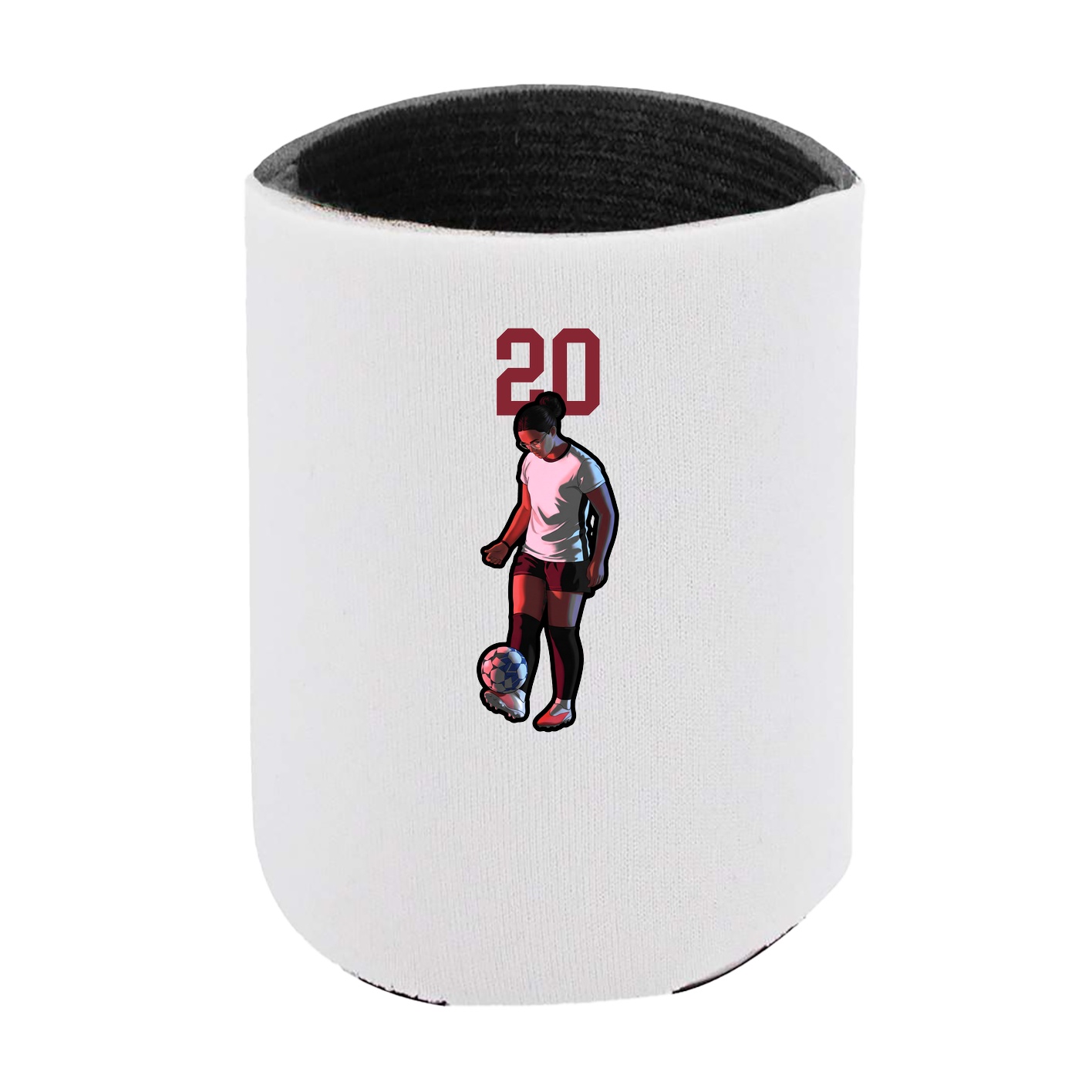 Can Holder — Number Top in White