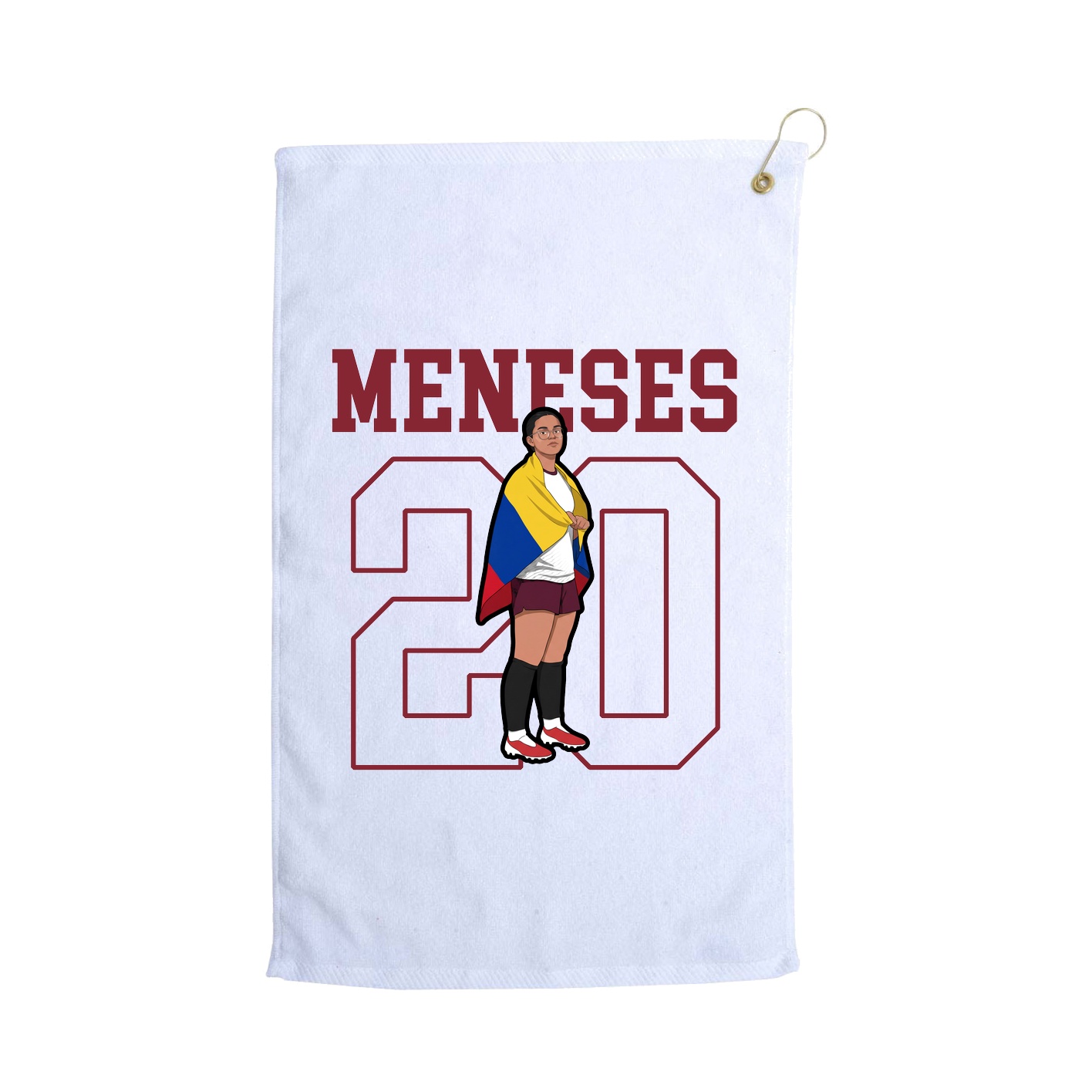 Golf Towel — Shirsey in White