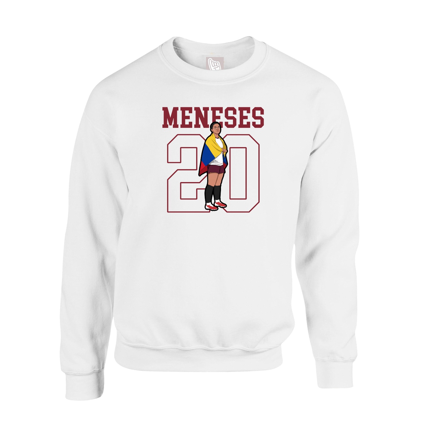 Fleece Crew — Shirsey in White
