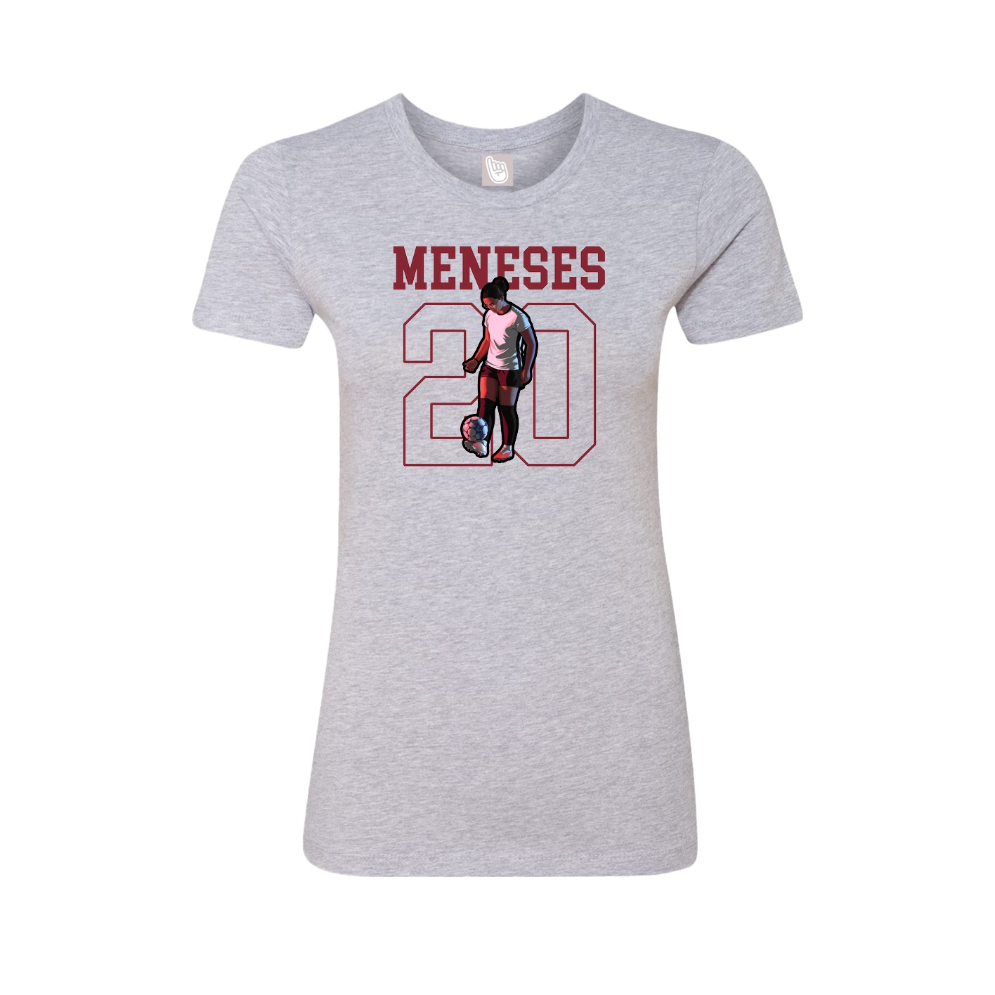 Fitted Women's Tee — Shirsey in Grey