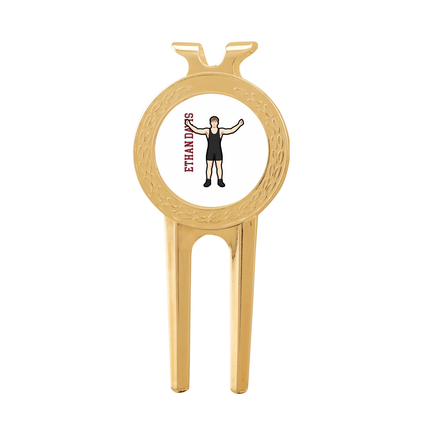 Divot Tool with Ball Marker — Name Vertical in Classic