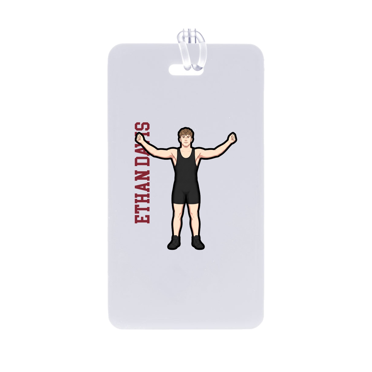 Bag Tag — Name Vertical in Classic