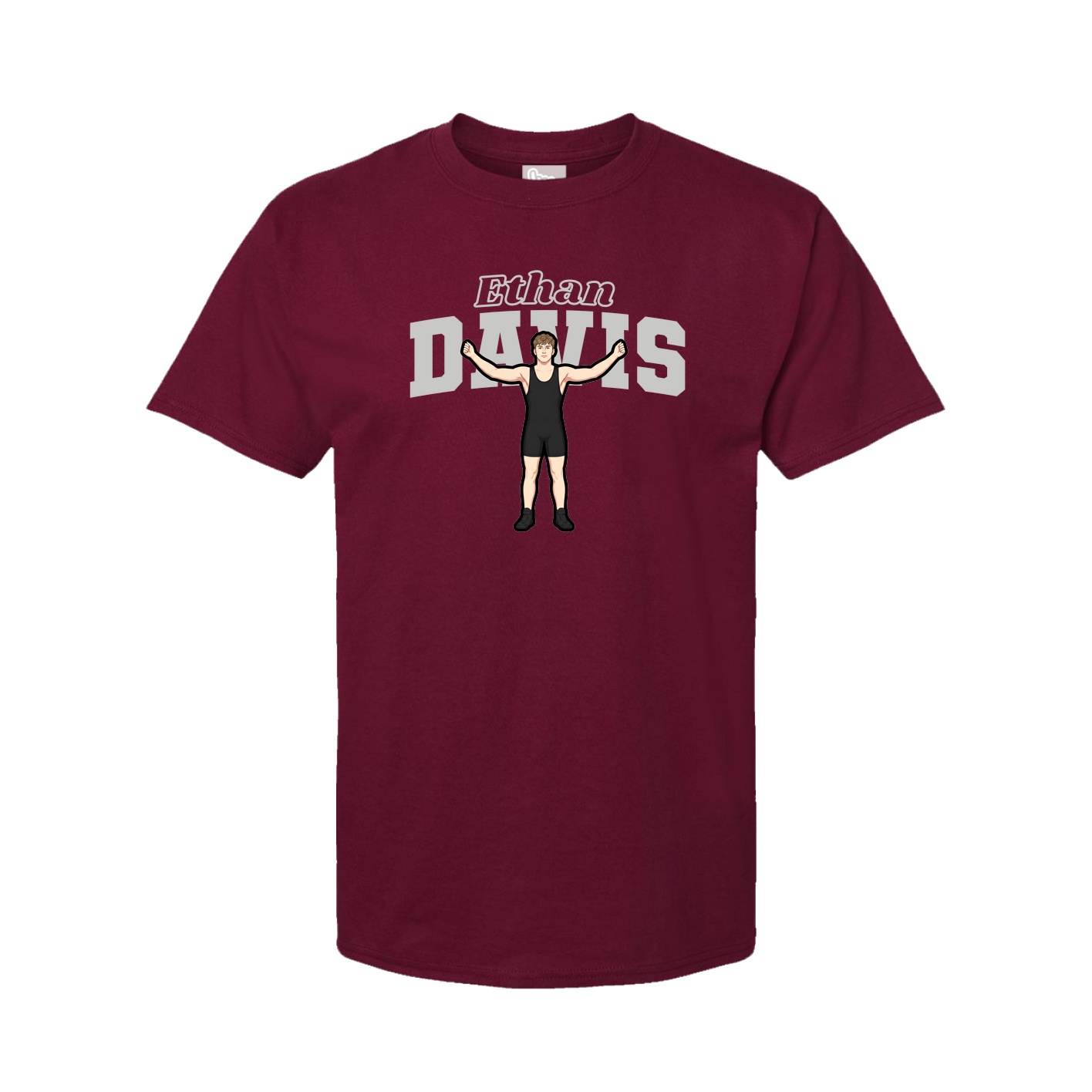 Tee — Name Arch in Cardinal