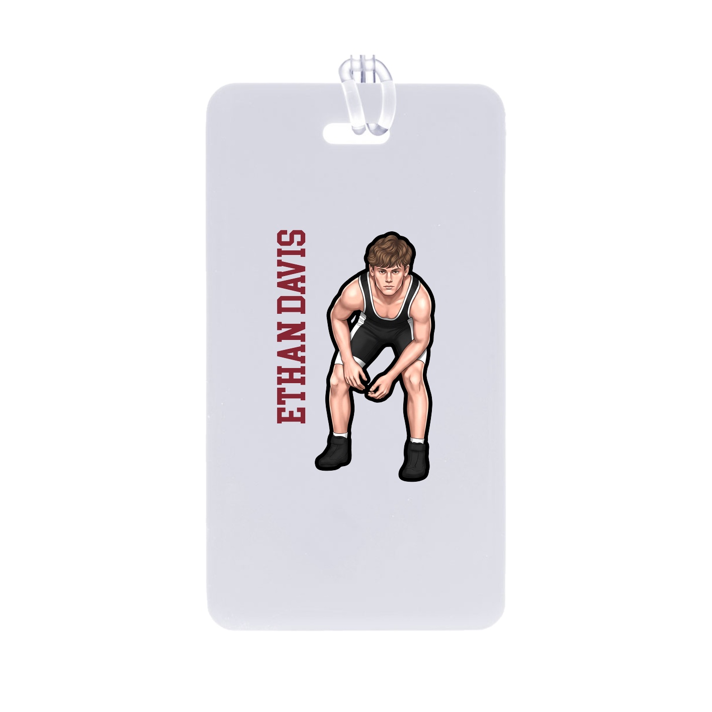 Bag Tag — Name Vertical in Classic