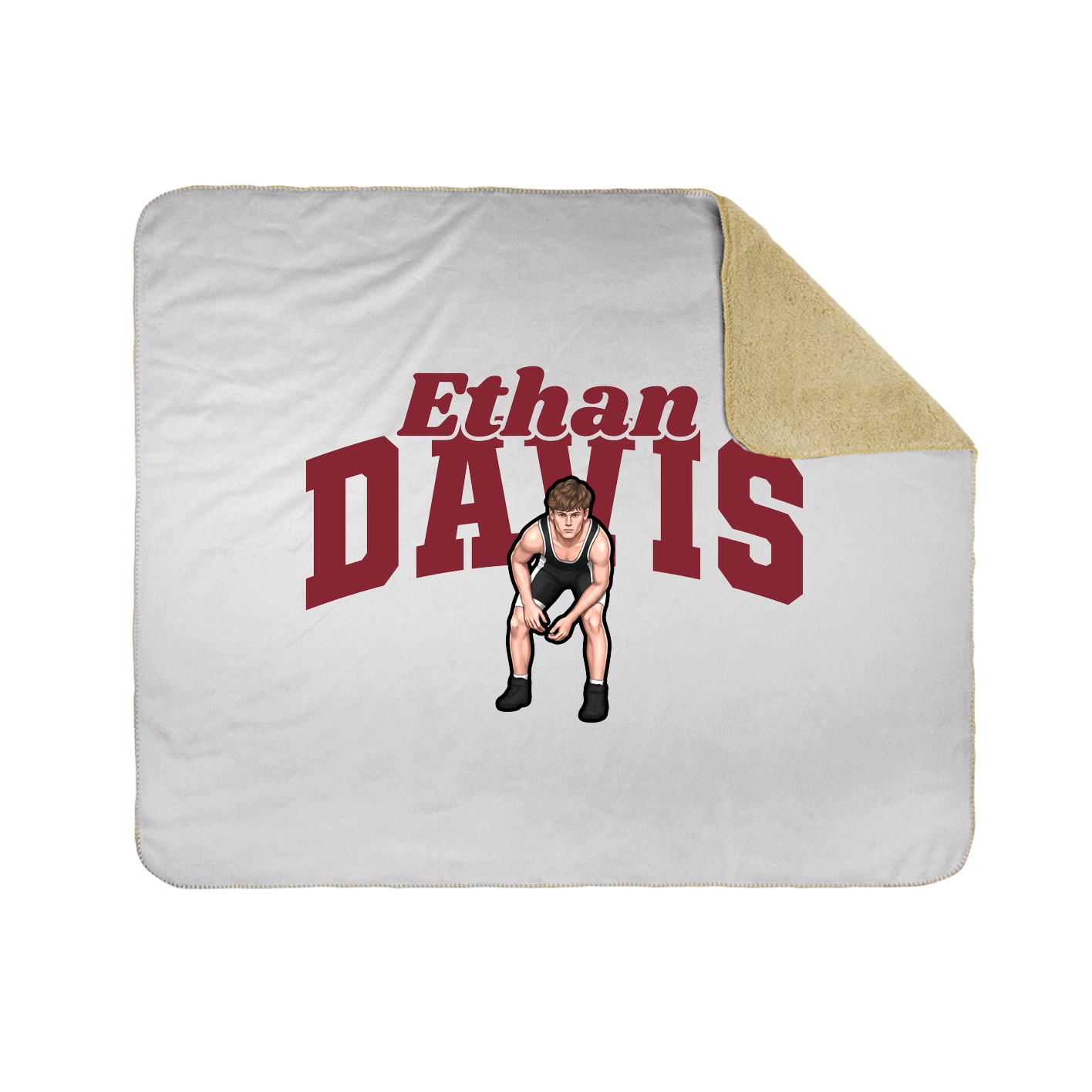 Throw Blanket — Signature Arch in White