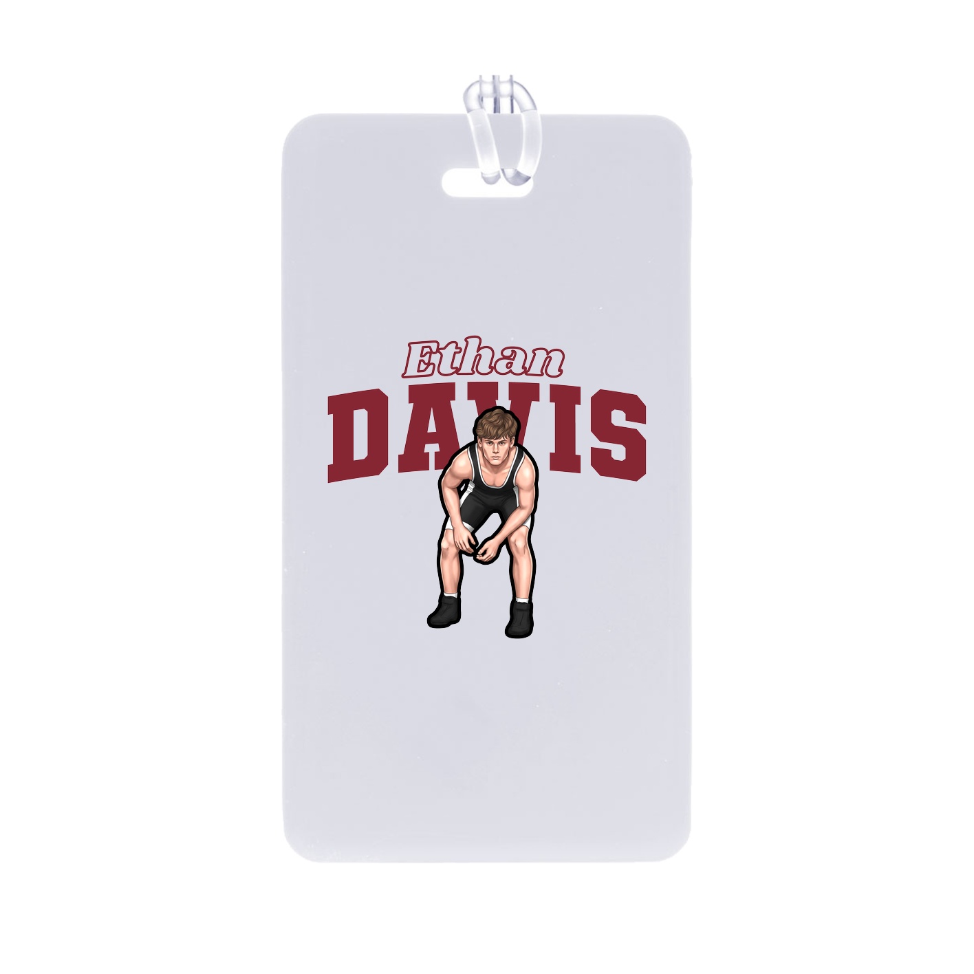 Bag Tag — Name Arch in Classic