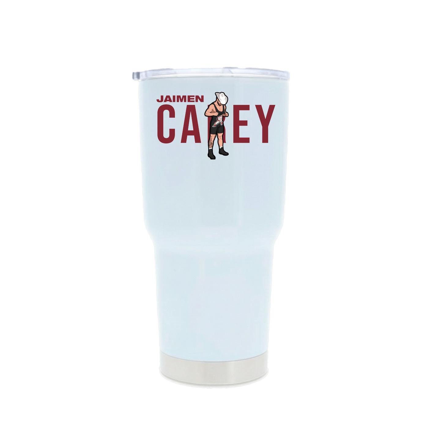 30oz Stainless Steel Tumbler — Player Name in White