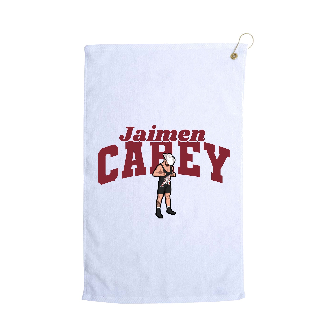 Golf Towel — Signature Arch in White