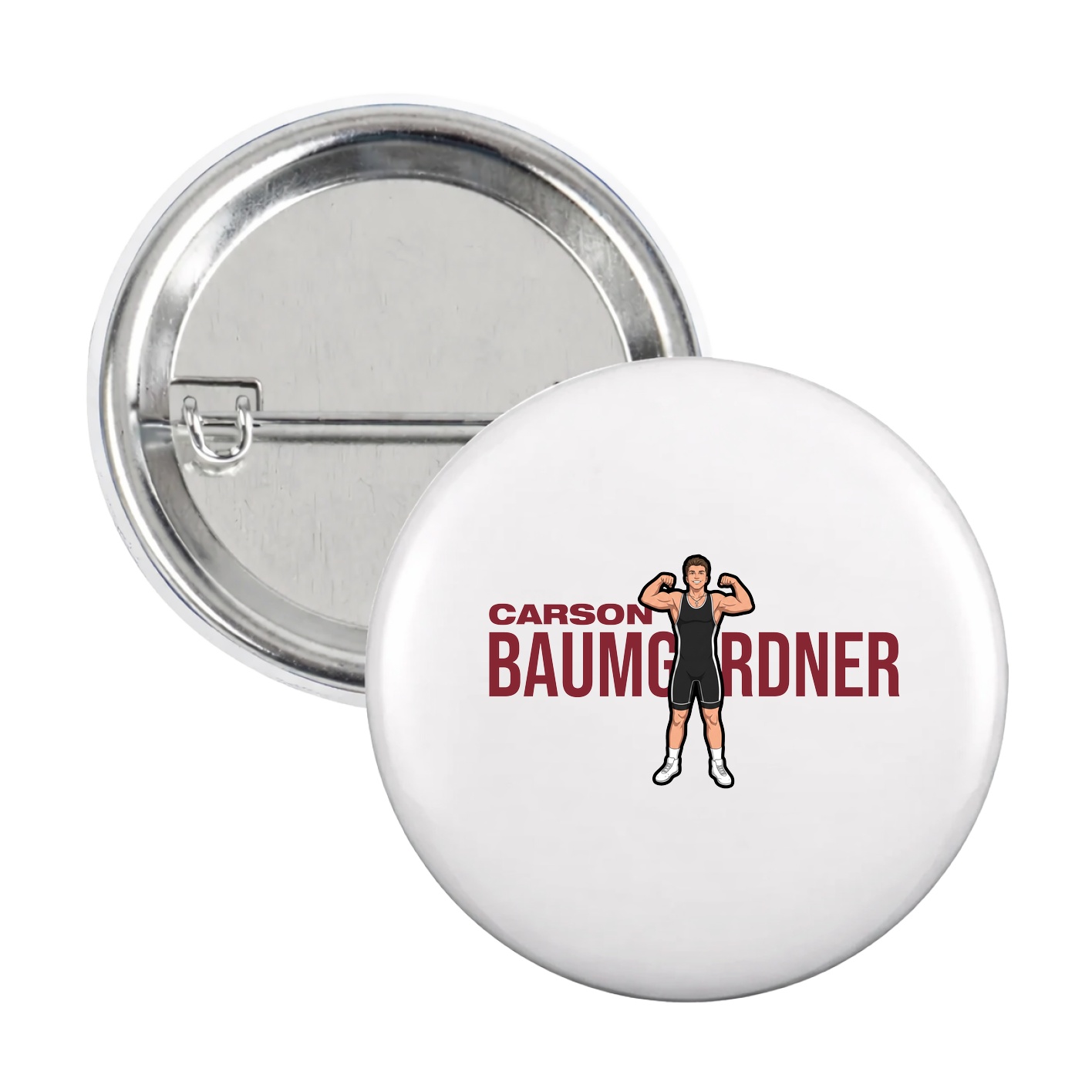 Game Day Button — Player Name in White