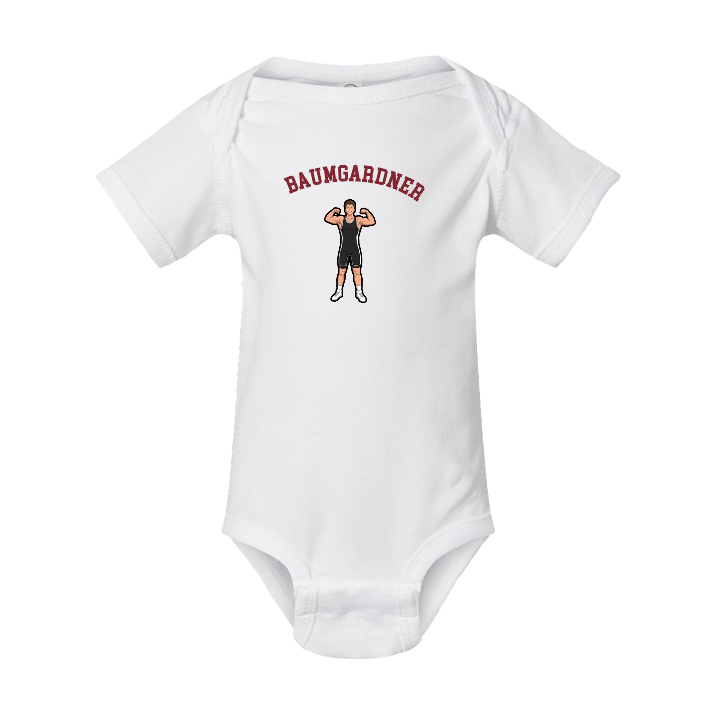 Baby Onesie — Shirsey Arch in White