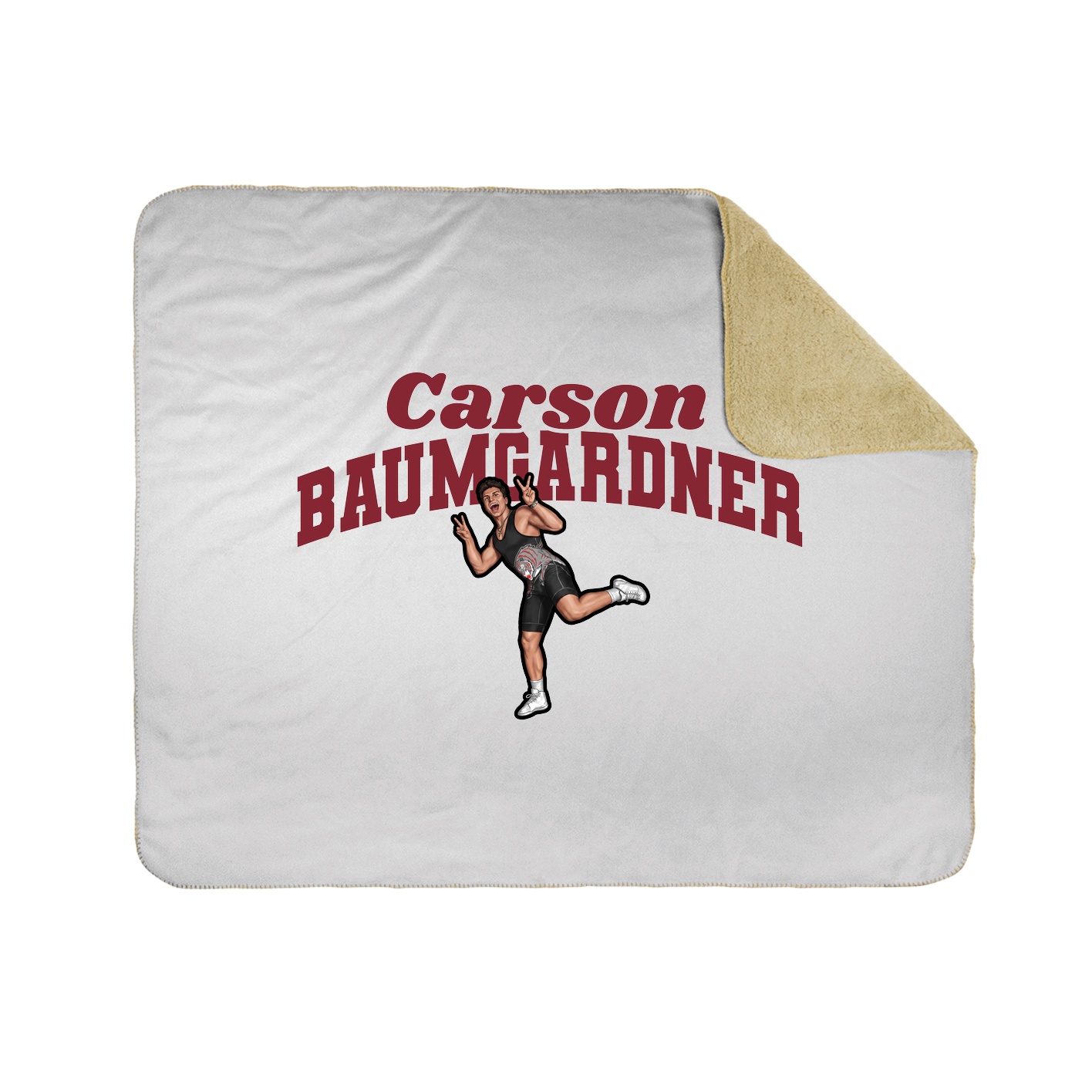 Throw Blanket — Signature Arch in White